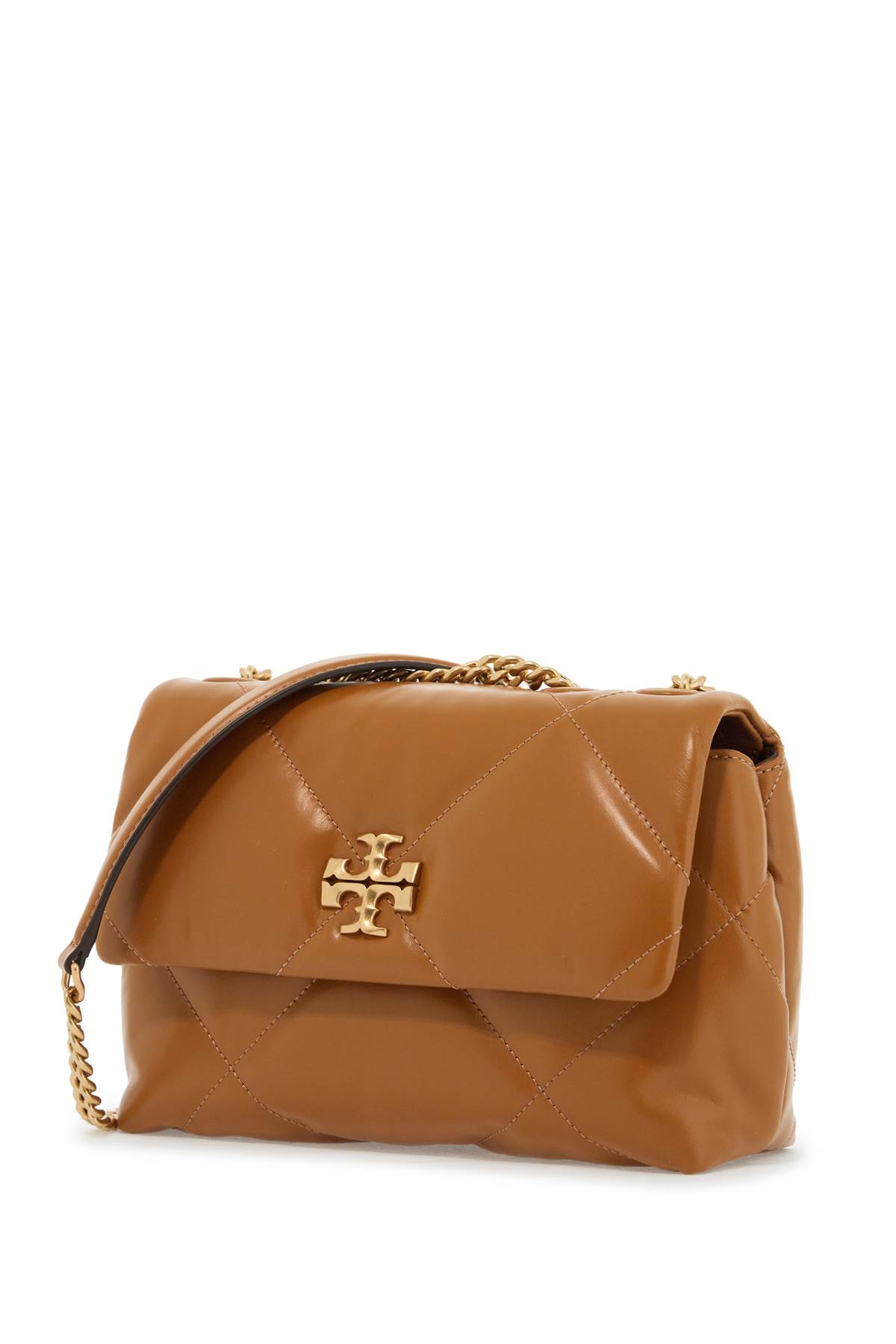 Shop Tory Burch Kira Small Shoulder Bag In Tan (brown)