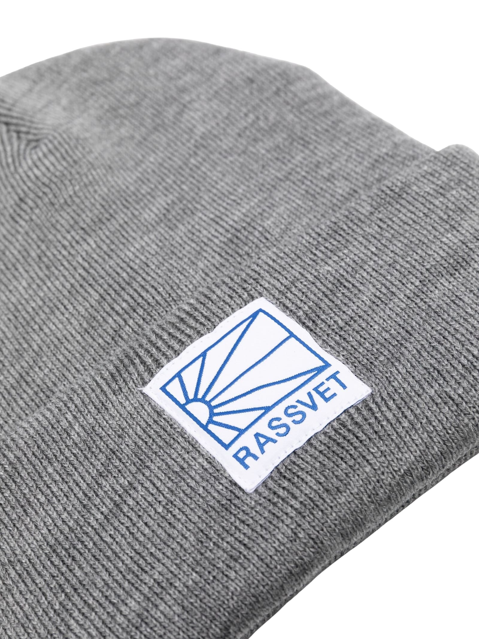 Rassvet Logo-patch Beanie In Light Grey