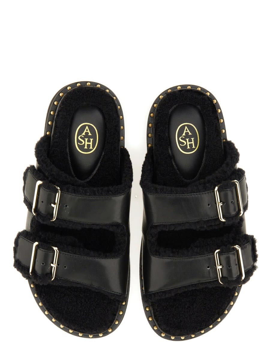 Ash Utah Bis Sandals In Black