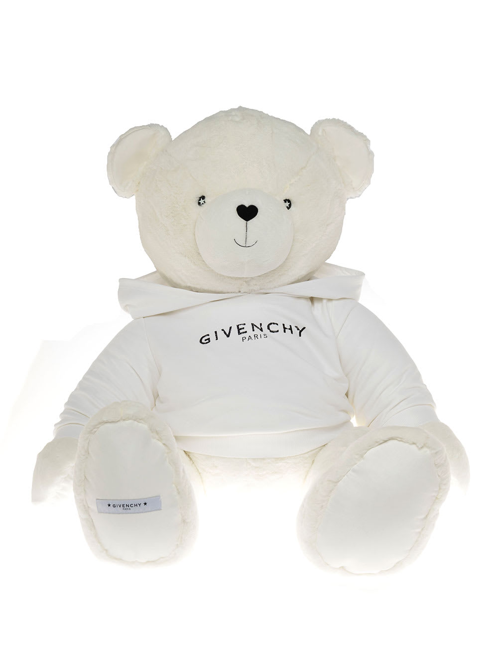 Givenchy Kids s White Teddy Bear With Logo Print