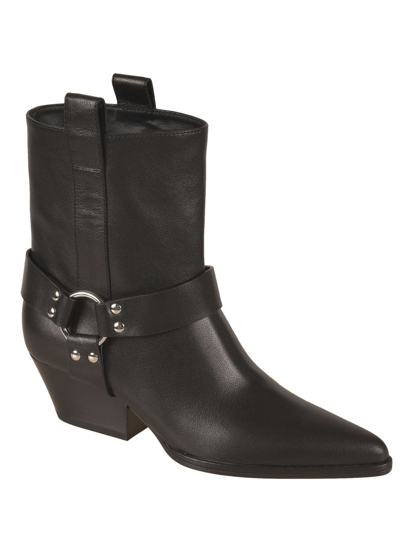 Shop Sergio Rossi Janye Ankle Boots In Black