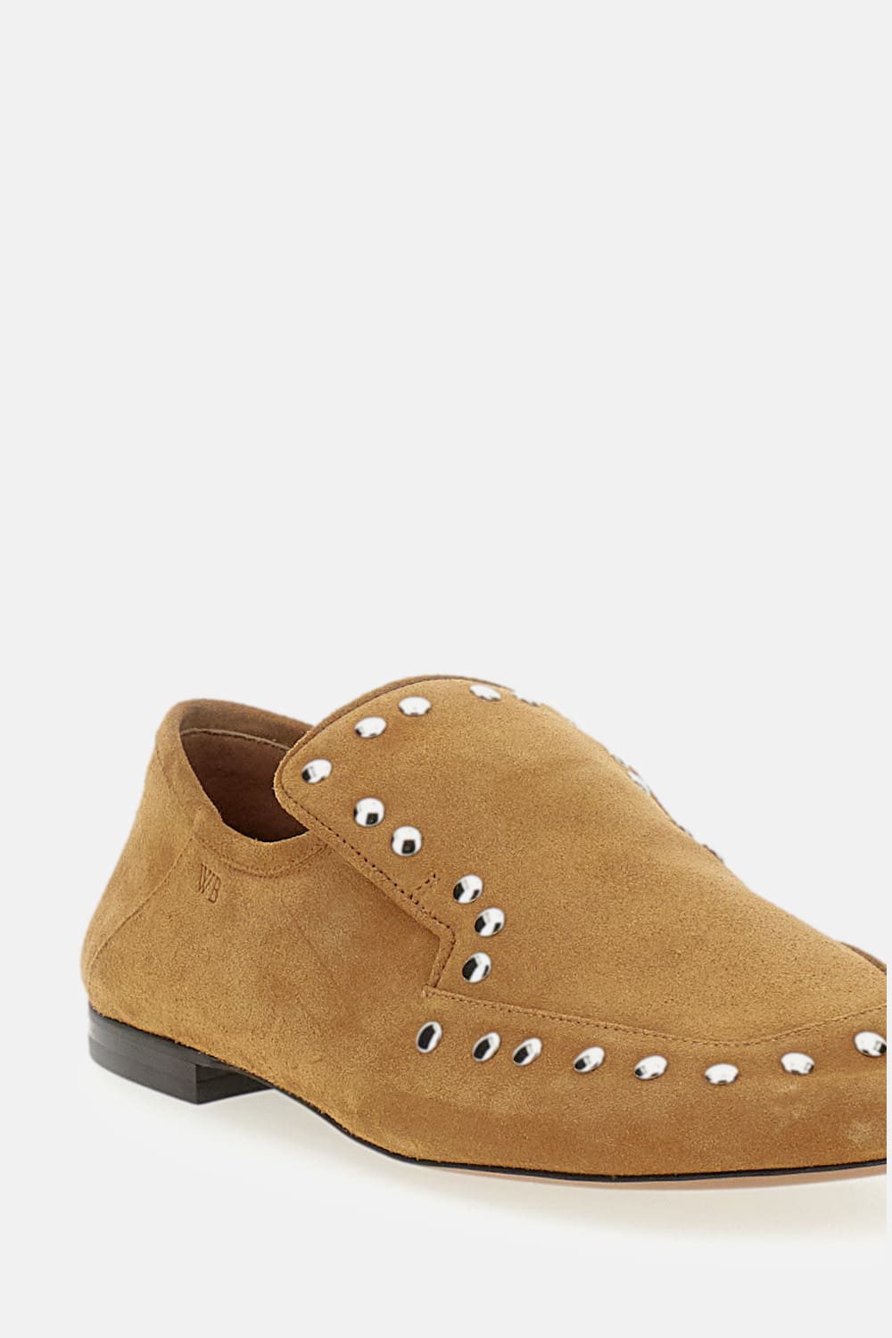 Wales Bonner Stud-embellished Loafers In Brown