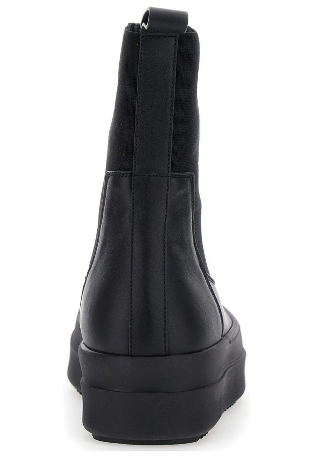 Shop Rick Owens Mega Bumper Beatle Round Toe Boots