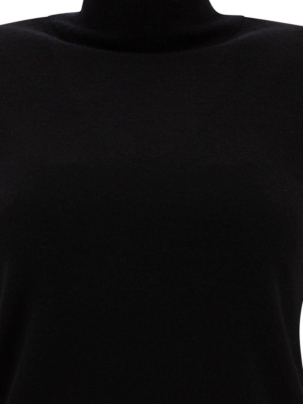 Max Mara Adda Cashmere Turtleneck Sweater In Black