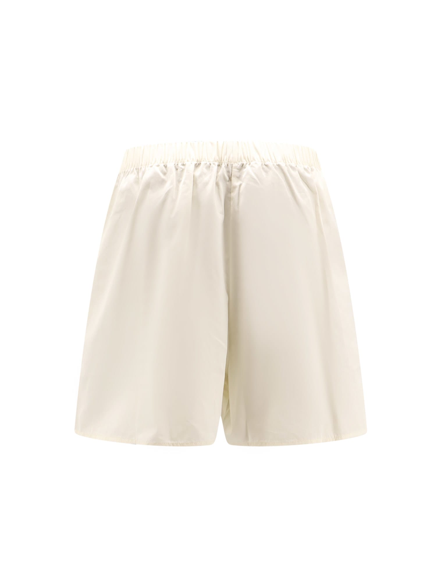 Miu Miu Logo Embroidered Shorts