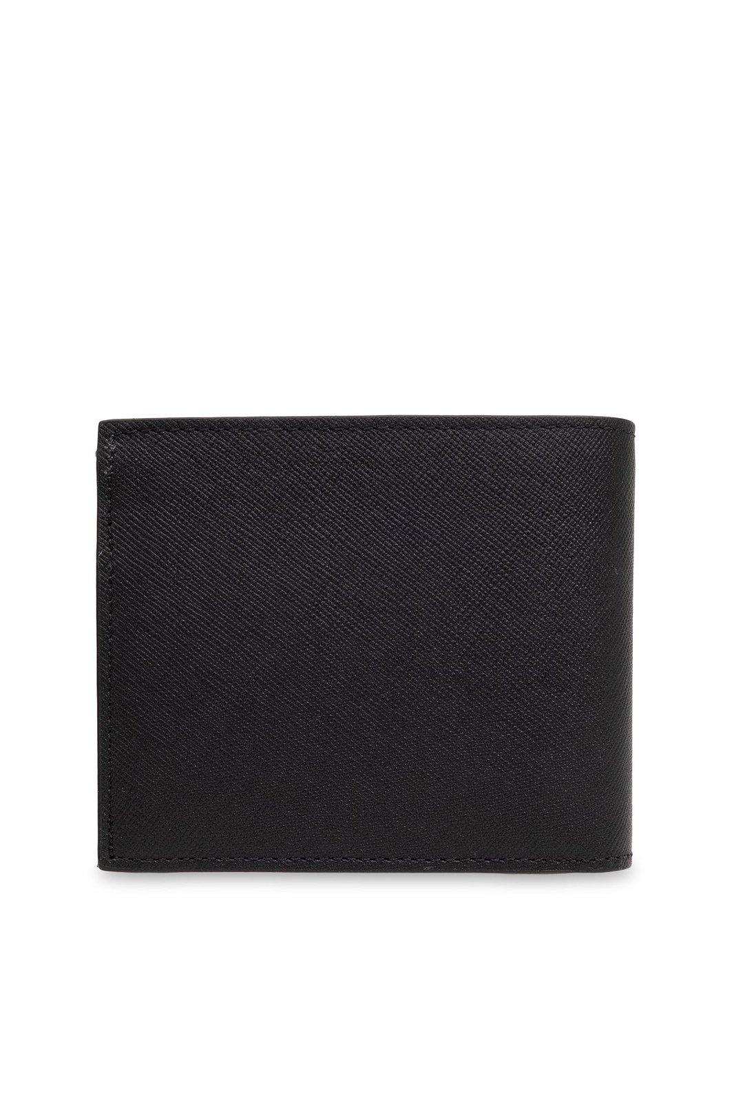 Shop Paul Smith Folding Wallet With Logo In Black
