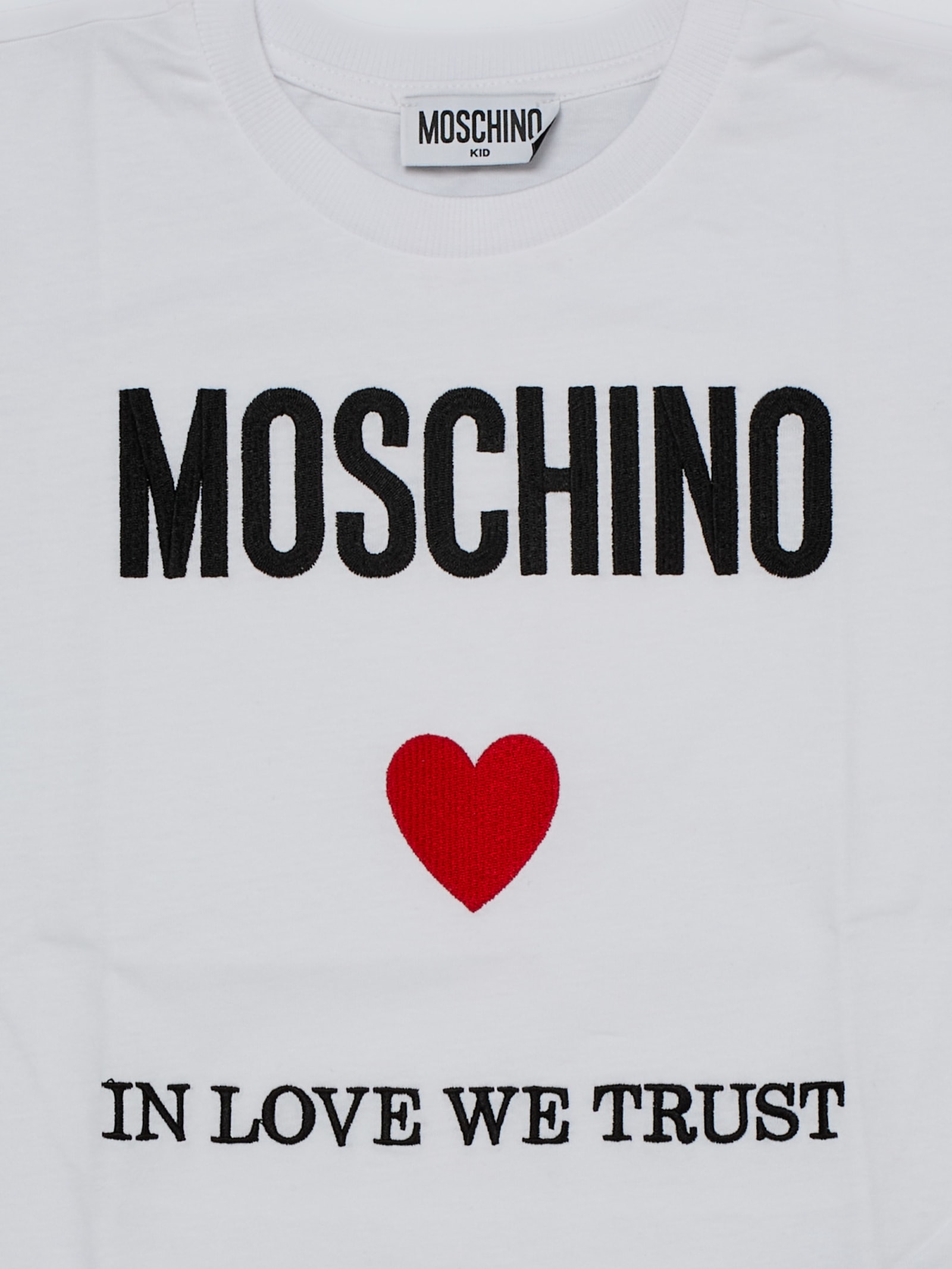 Shop Moschino T-shirt T-shirt In Bianco