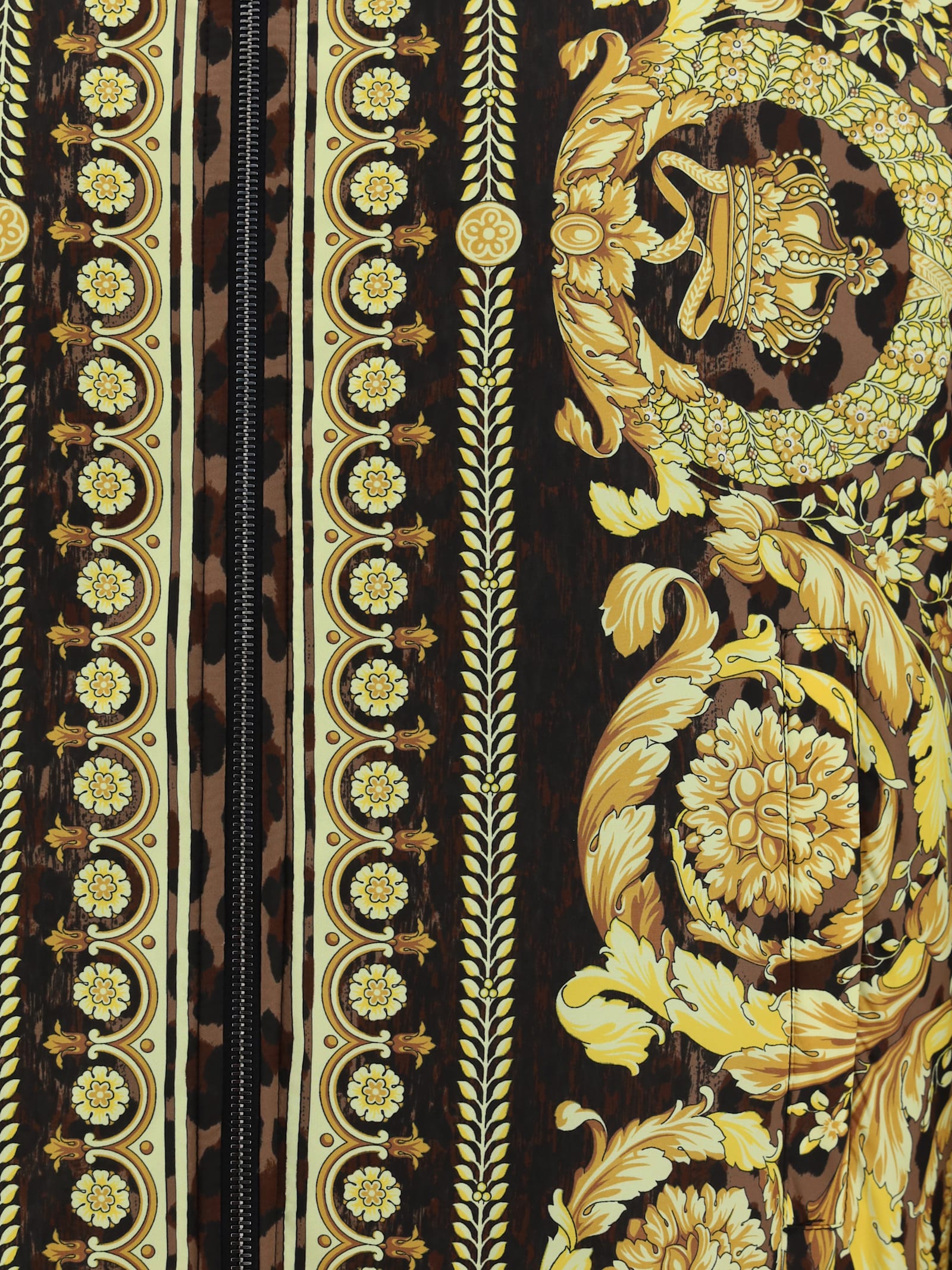 Versace Coats & Jackets In Chestnut+gold