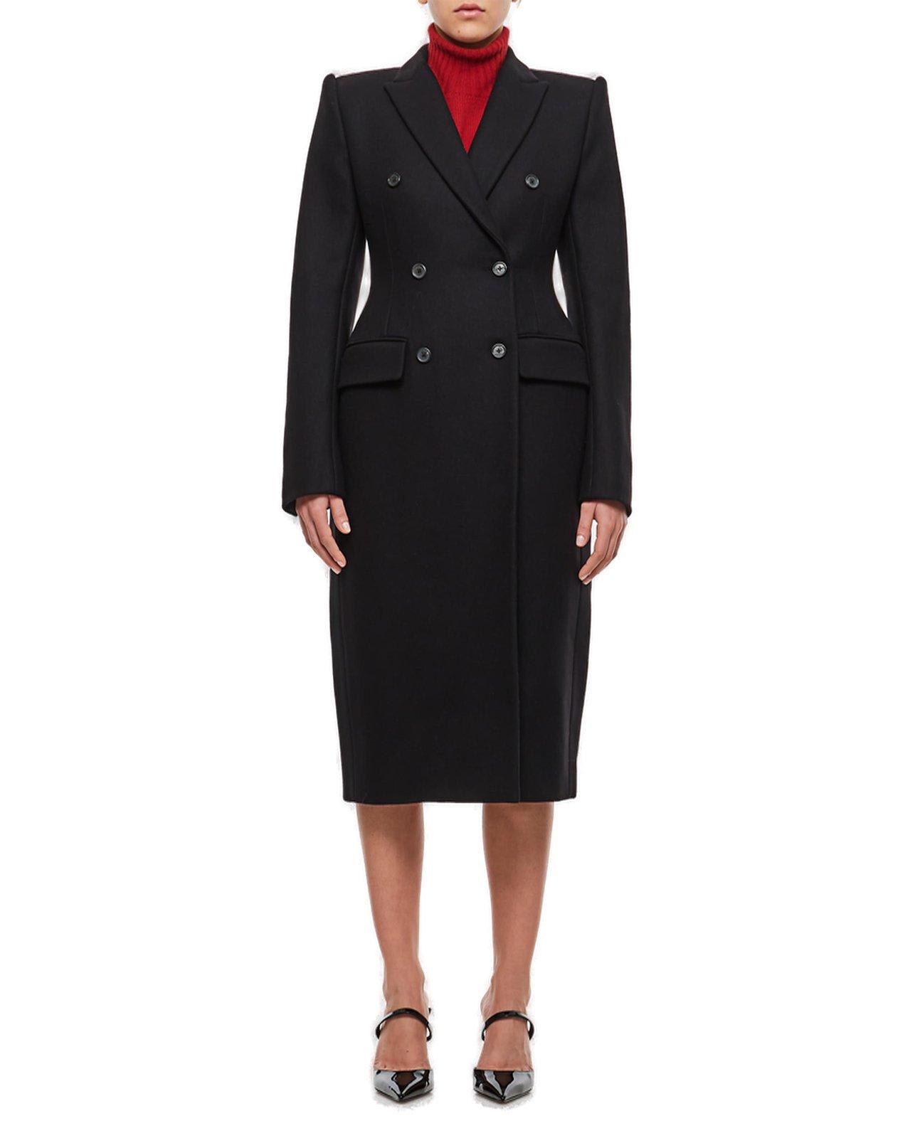 Khaite The Carmona Double-breasted Trench Coat In Black