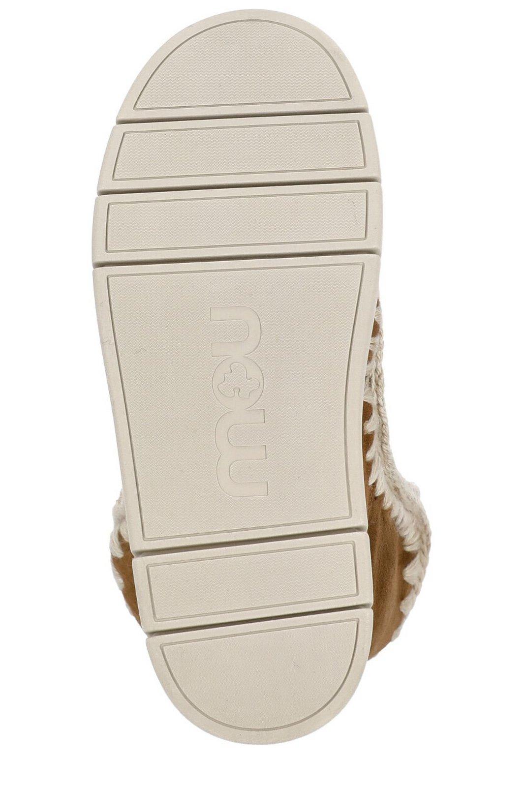 MOU ESKIMO CONTRAST STITCH BOOTS 