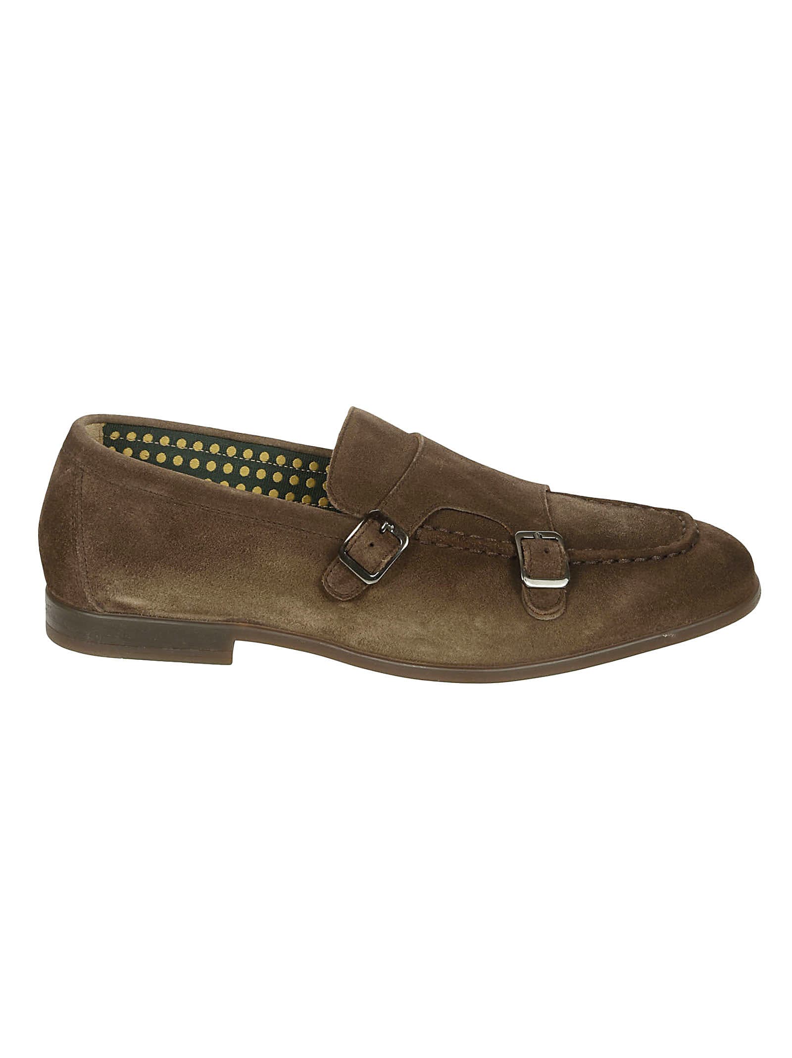 Doucal's Man Loafers Khaki Size 9 Leather In Brown