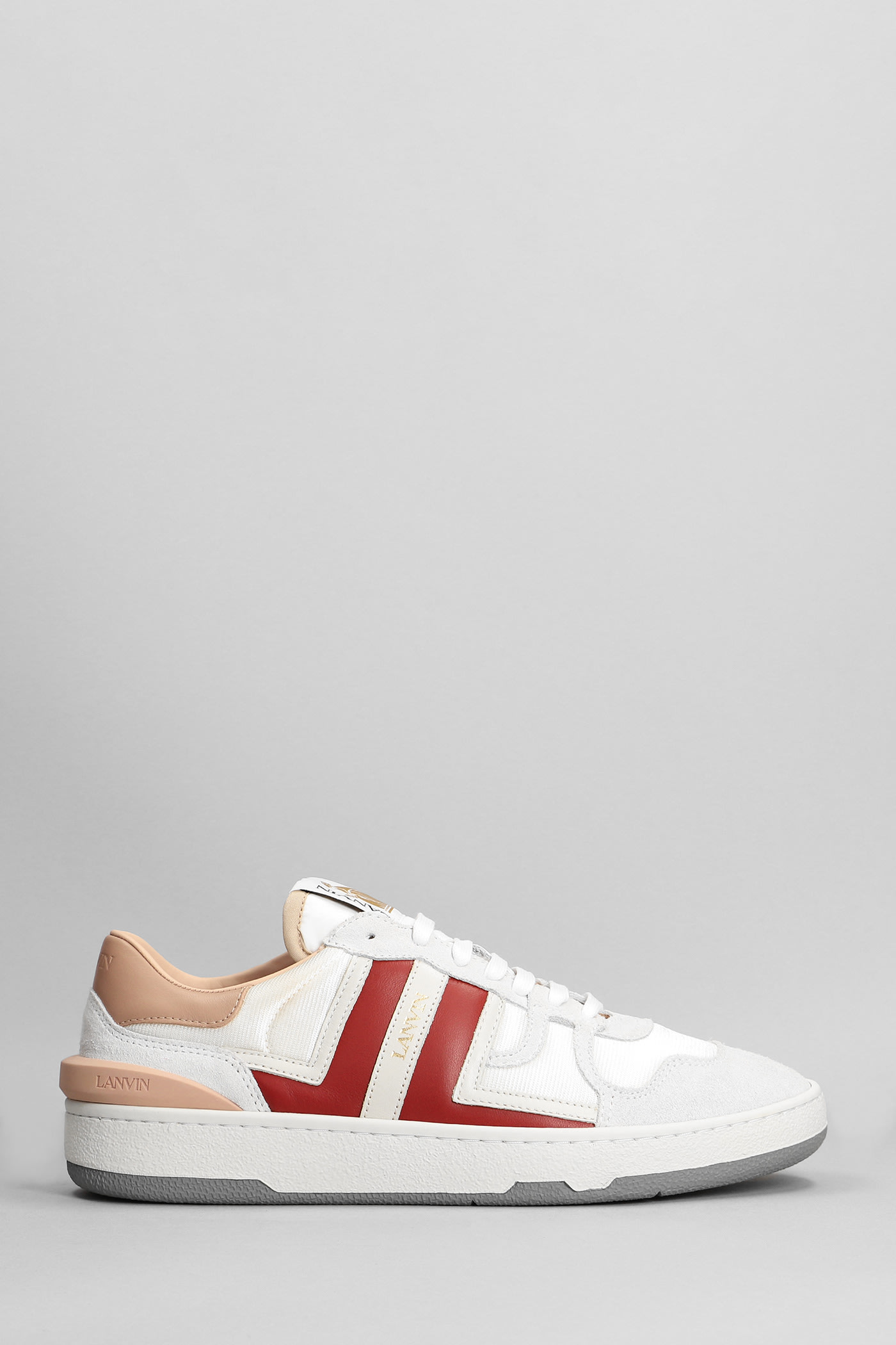 Lanvin Sneakers In Rose-pink Leather
