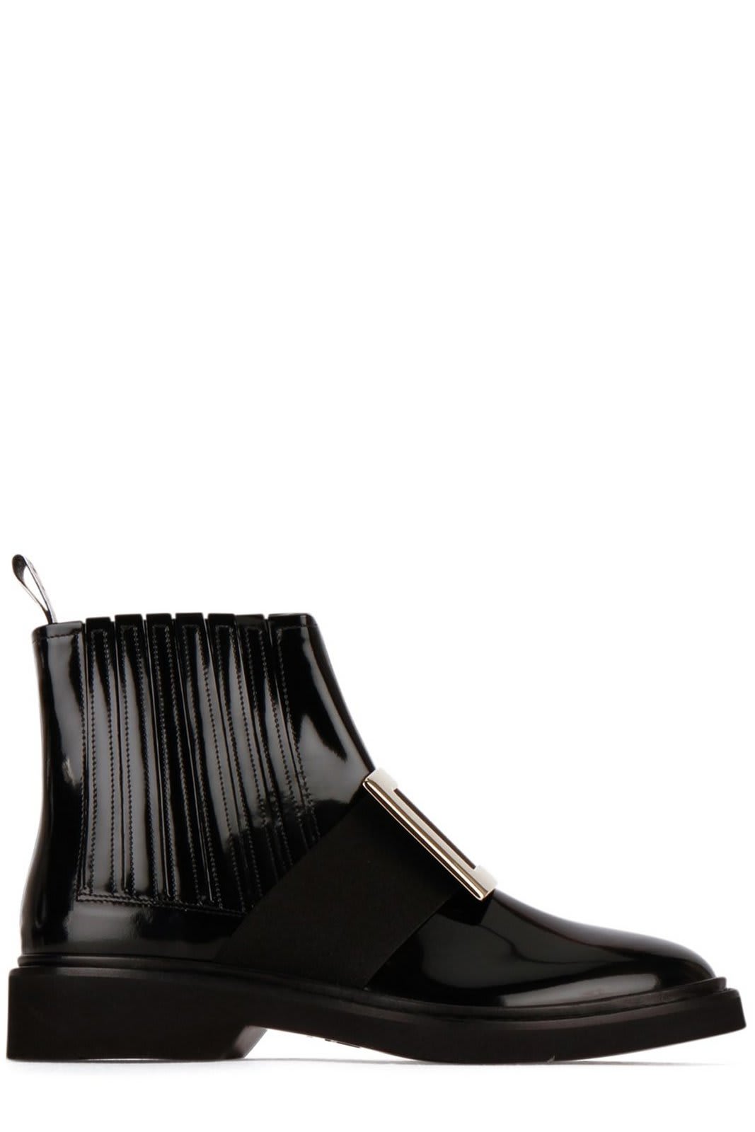 Shop Roger Vivier Viv Rangers Buckle Chelsea Boots