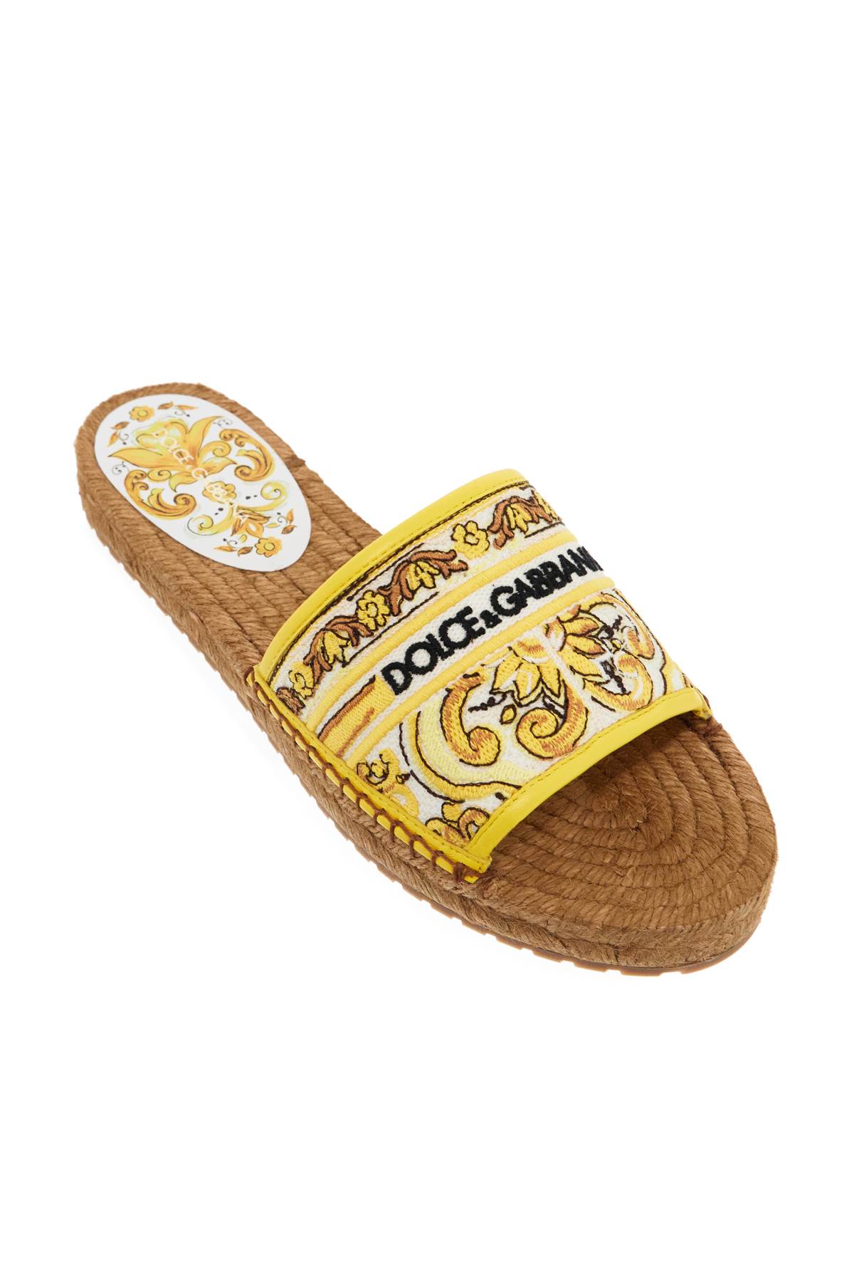 Shop Dolce & Gabbana Maiolica Esp In Multicolor/sole (yellow)