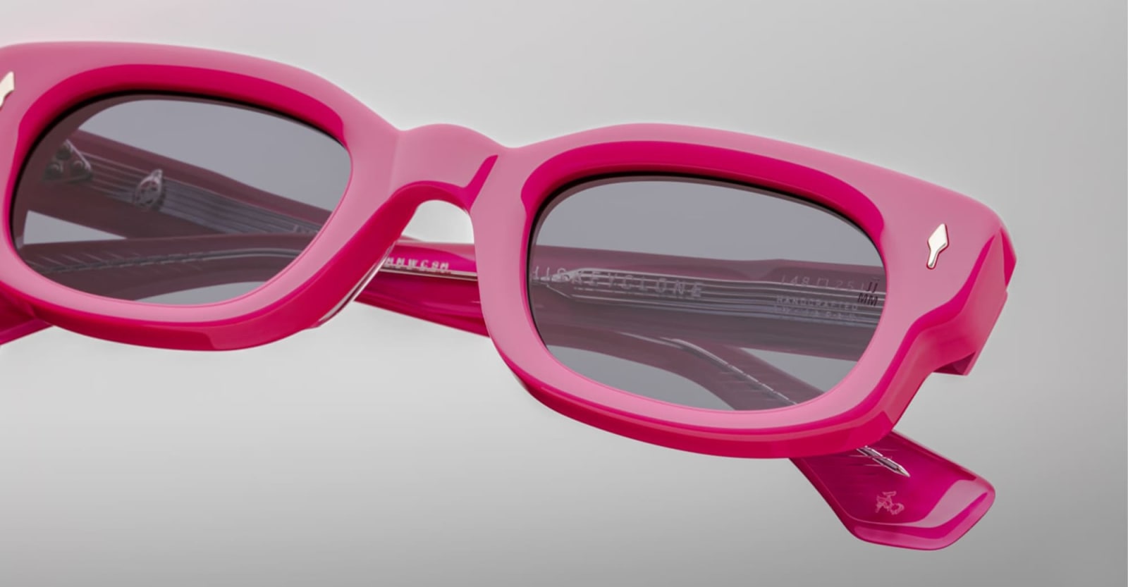 Shop Jacques Marie Mage Whiskeyclone - Azalea Sunglasses In Pink