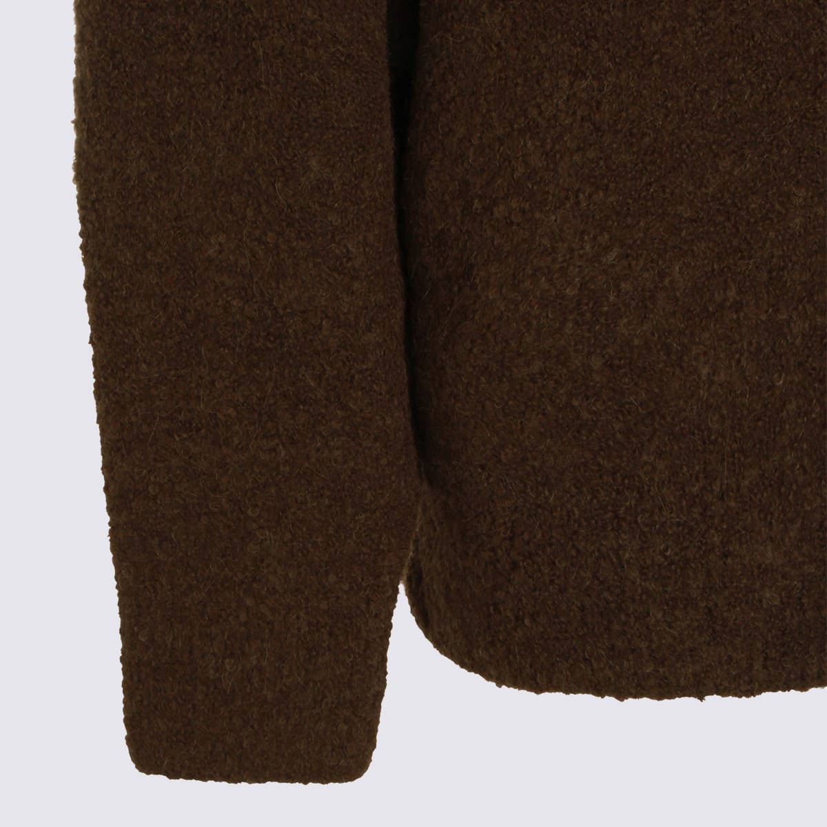 Totême Brown Wool Knitwear In Brown