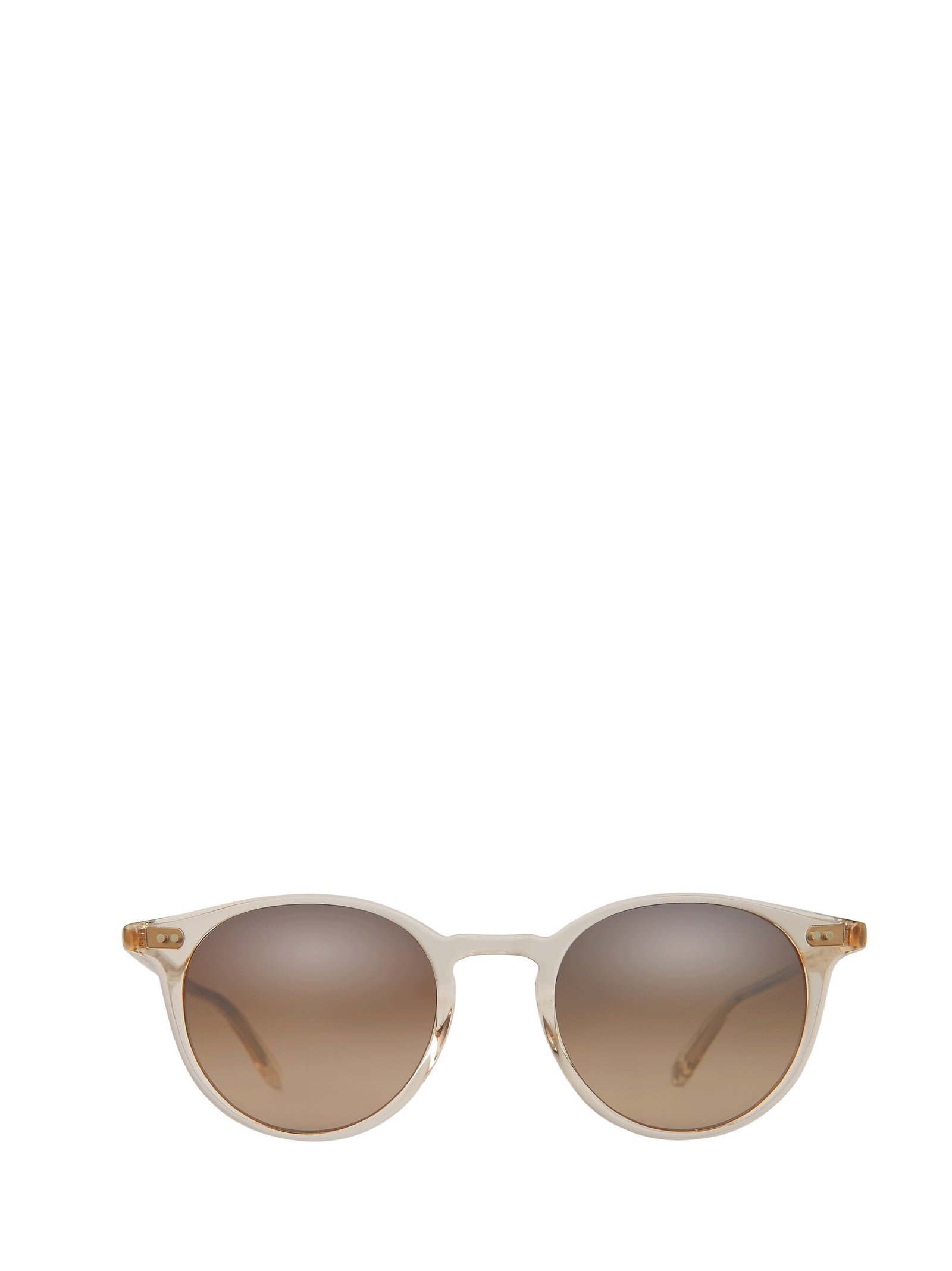 Garrett Leight Clune Sun Prosecco/semi-flat Brown Layered Mirror Sunglasses