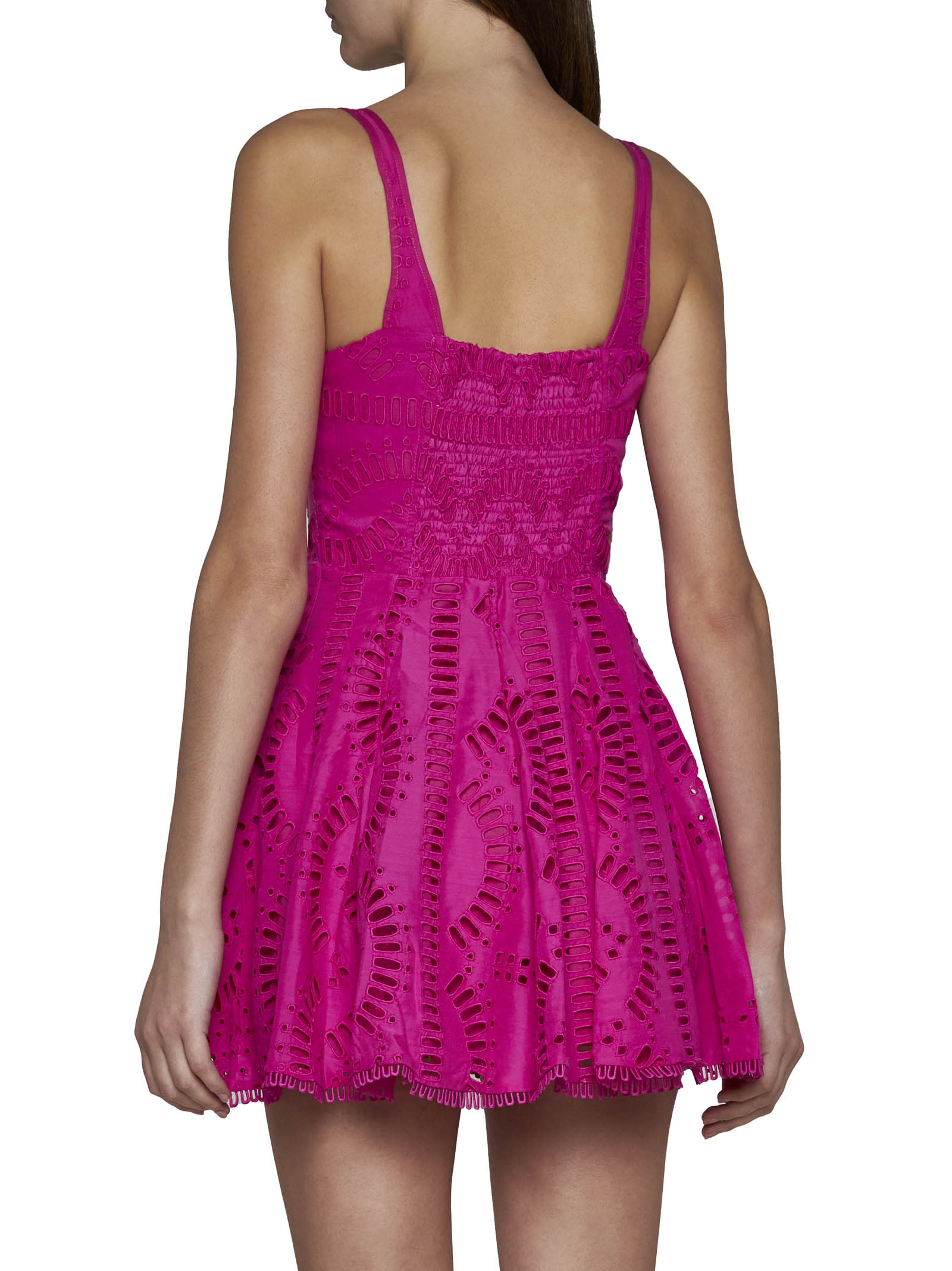 Shop Charo Ruiz Dress In Hot Pink