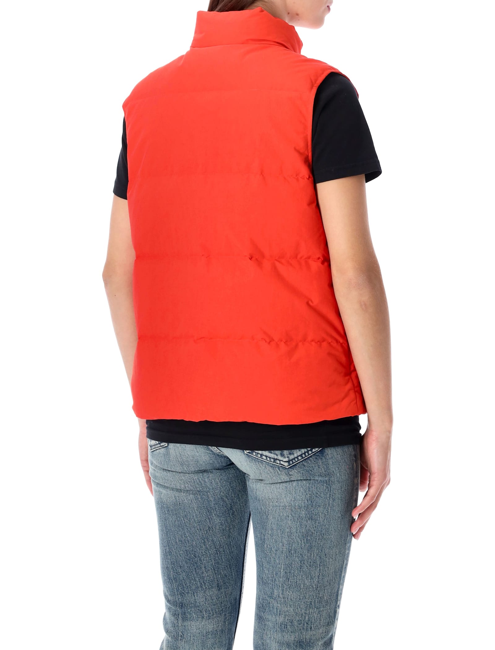 Patagonia Downdrift Recycled Down Vest In Red