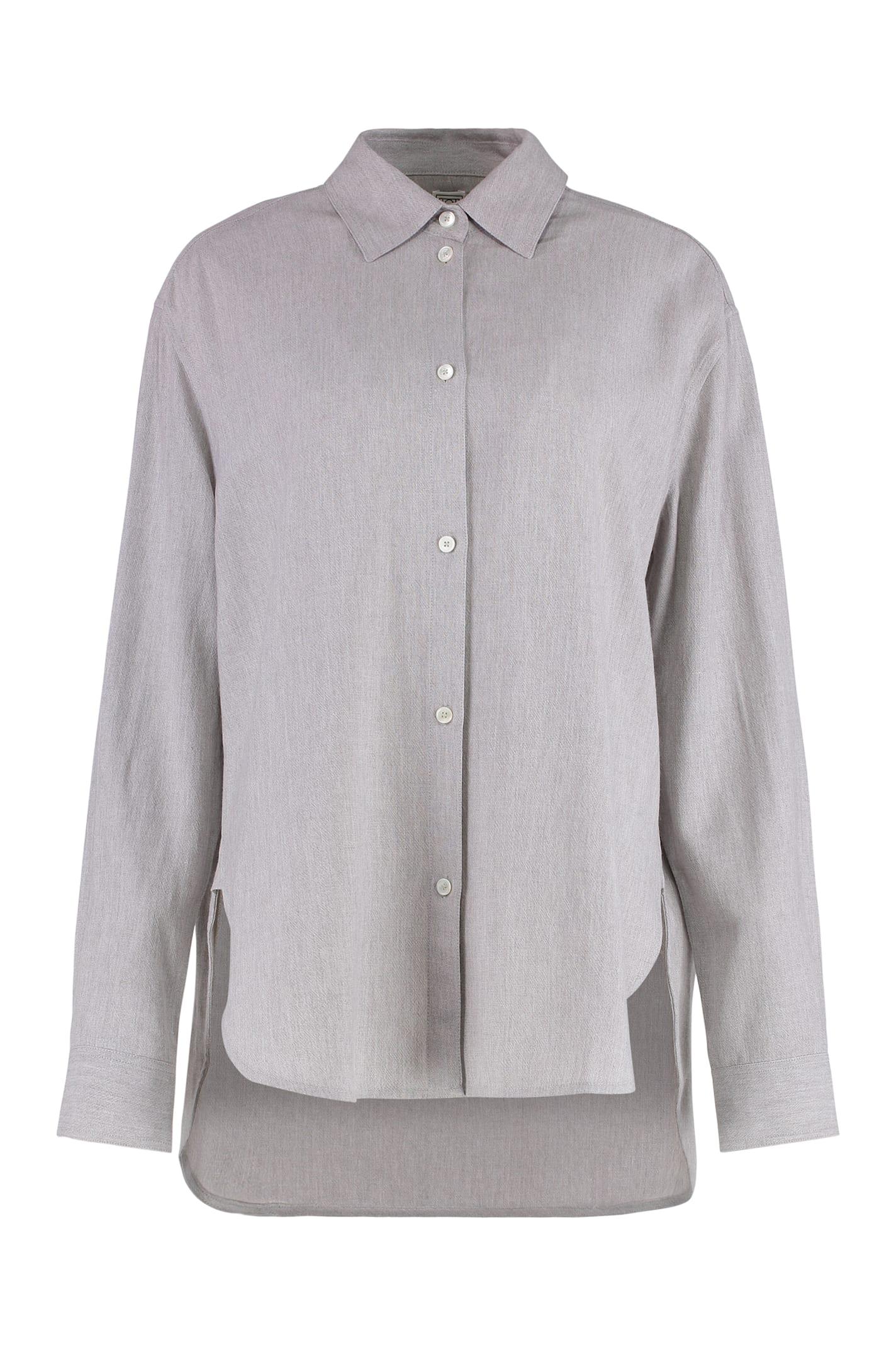 Totême Toteme Viscose Shirt In Gray