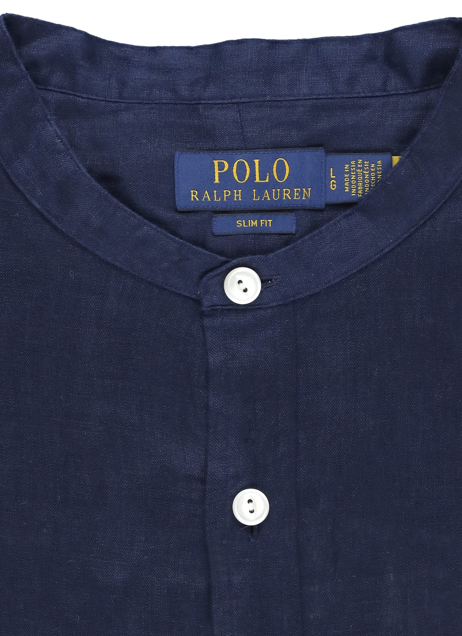 Shop Ralph Lauren Pony Linen Shirt In Blue
