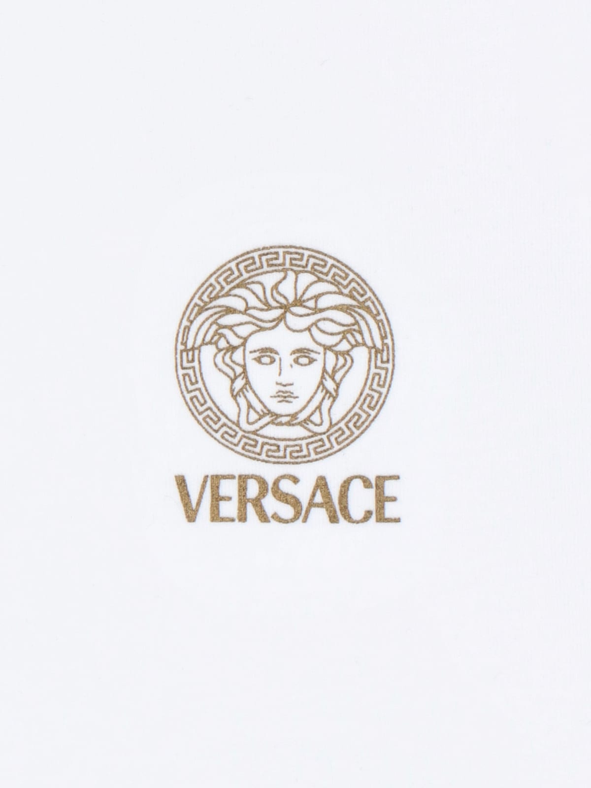 Shop Versace Medusa Intimate T-shirt In White