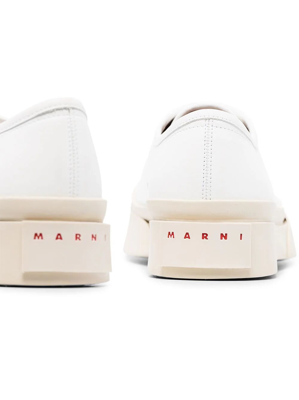 Shop Marni Laced Up Shoes In Lily White