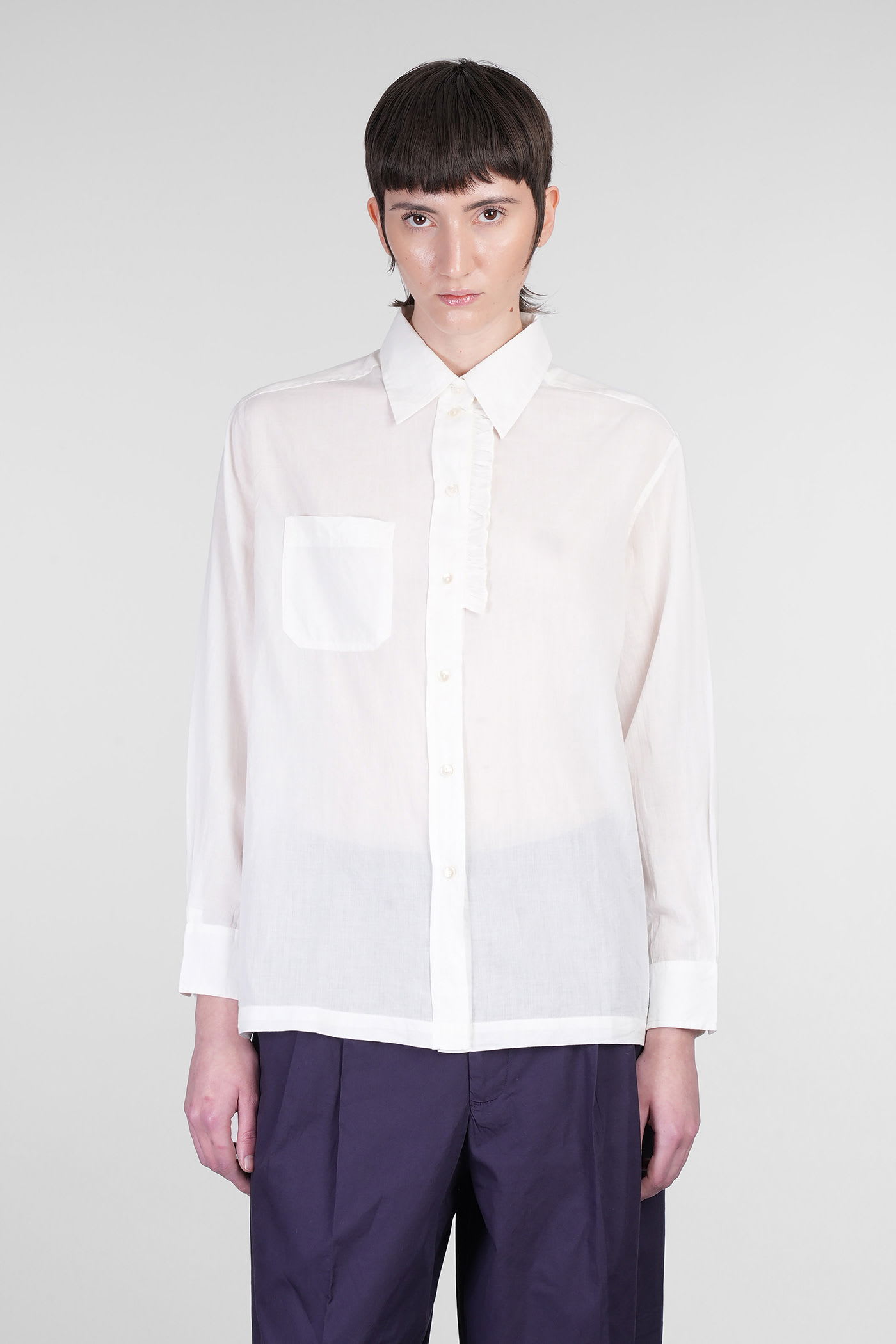 Angelo Shirt In White Cotton