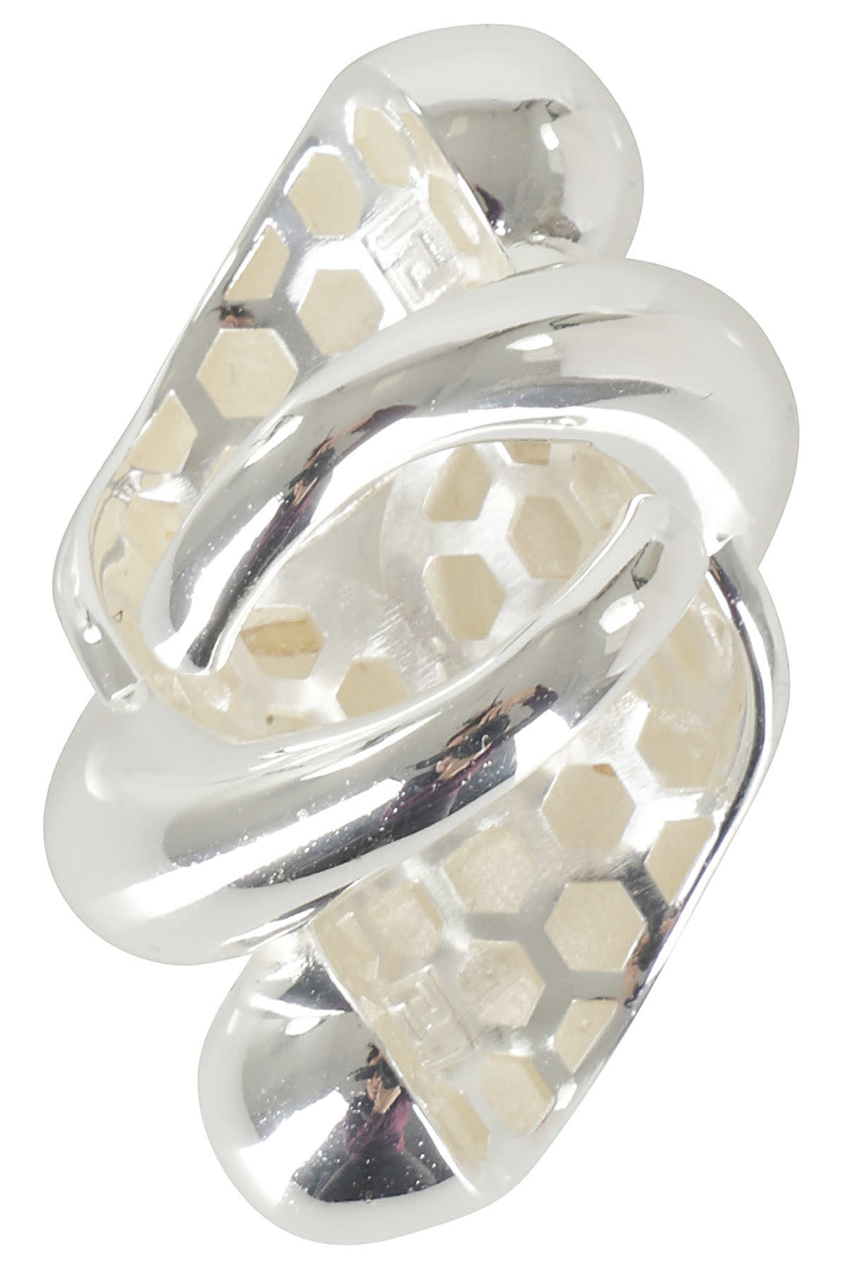 Shop Federica Tosi Ring Isa Big In Silver