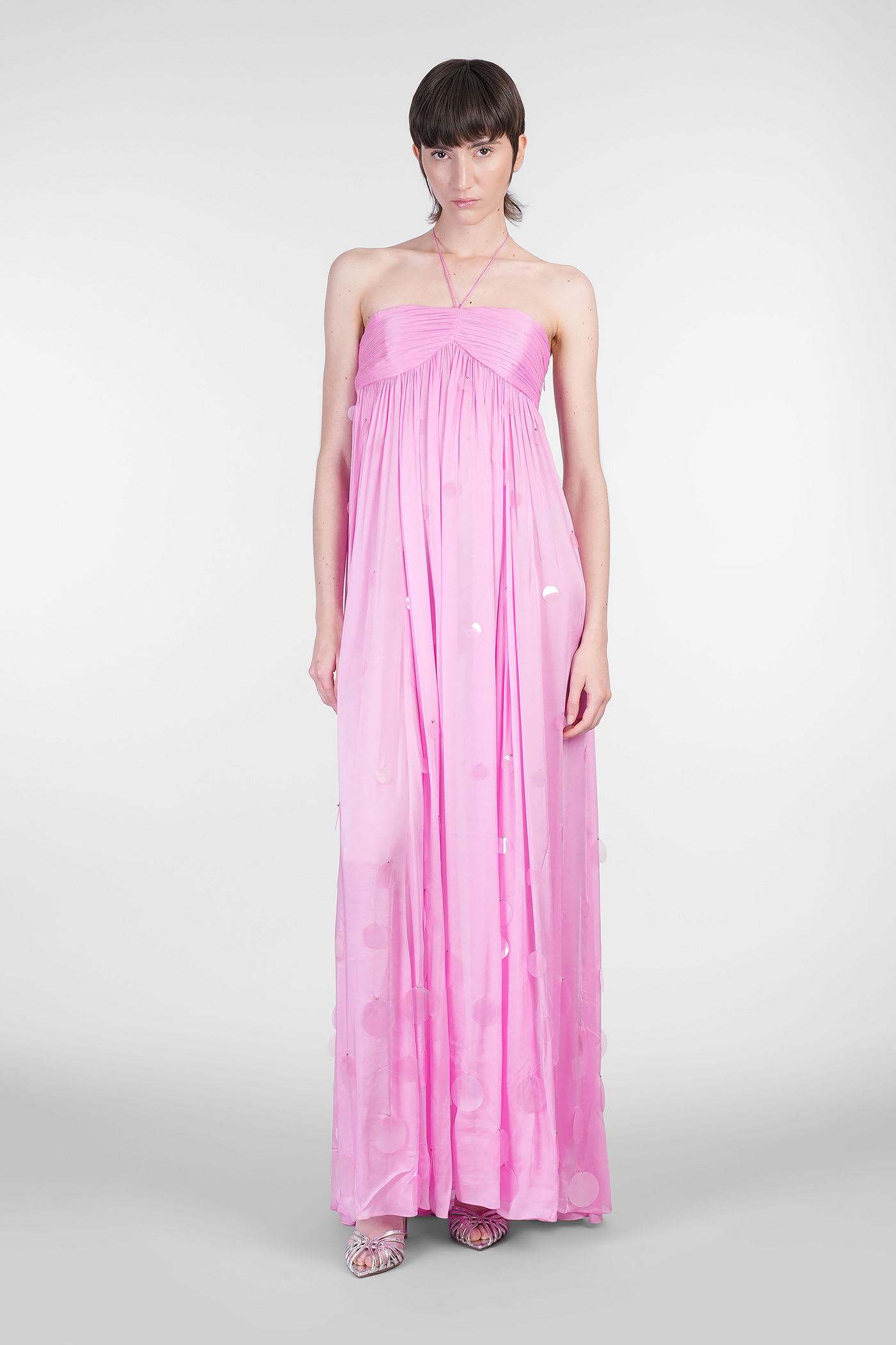 Retroféte Mathilde In Rose-pink Viscose In Pink