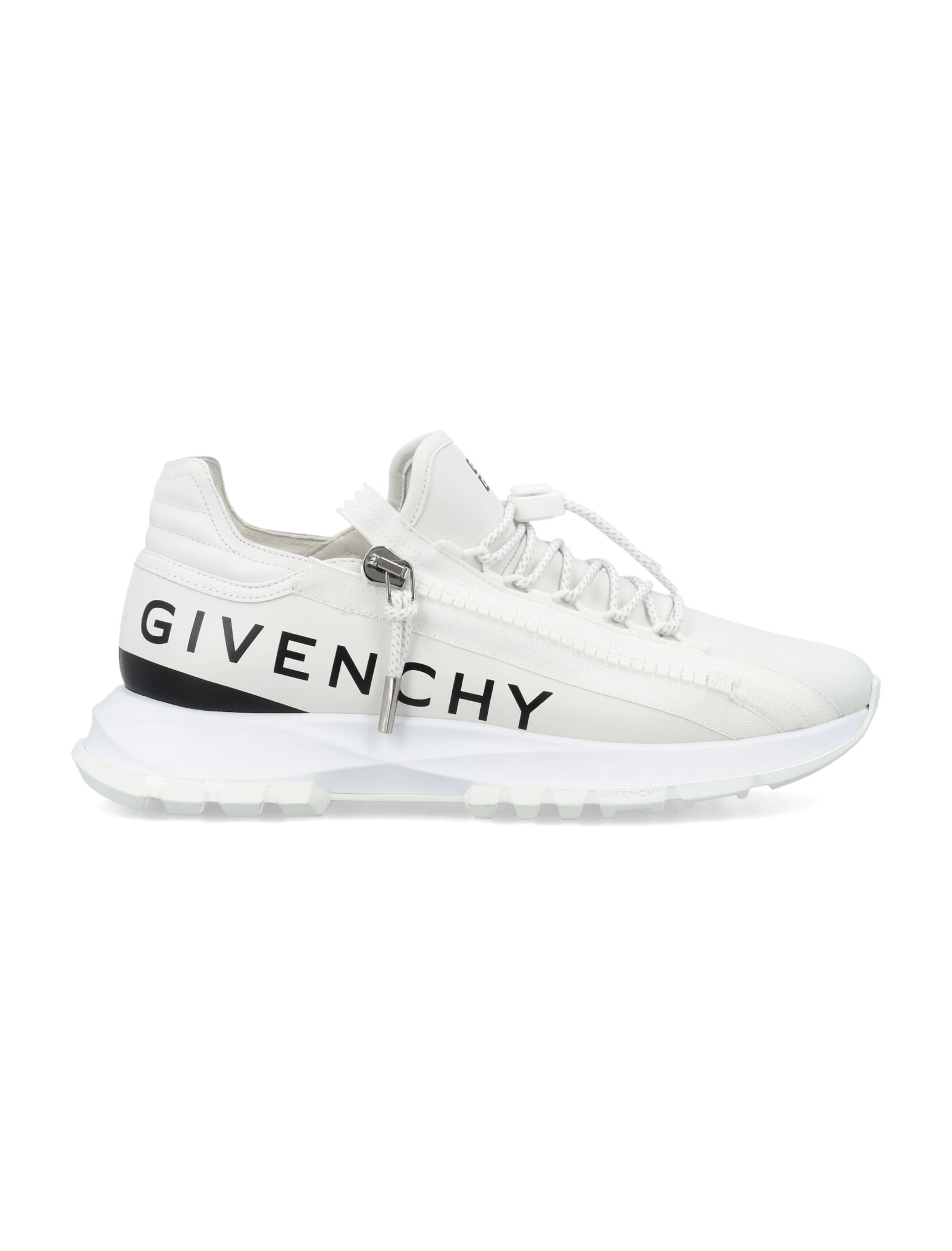 Shop Givenchy Spectre Zip Runners In White