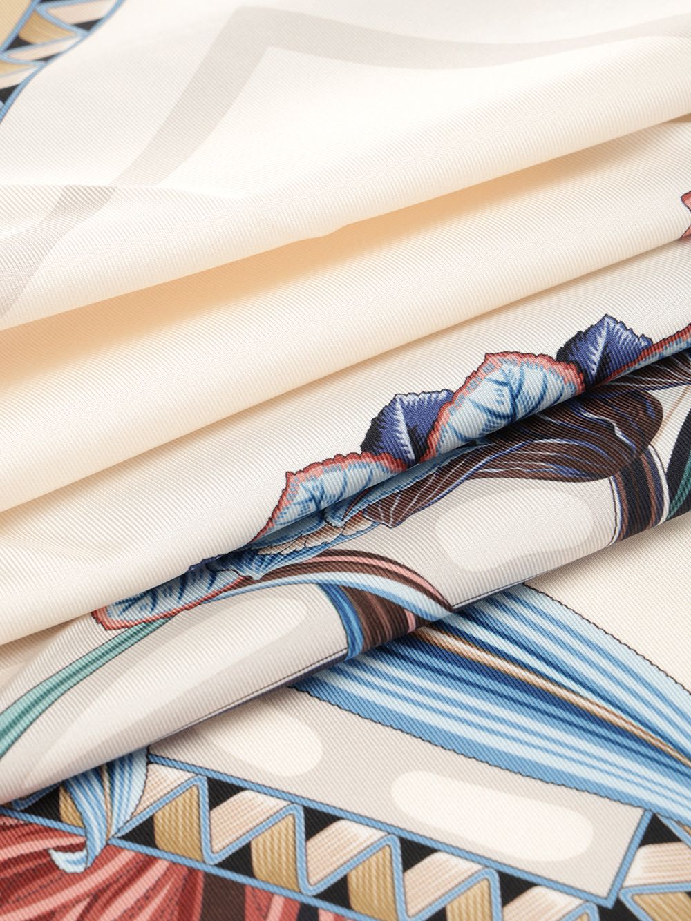 Ferragamo Giada Print Silk Scarf In Multi