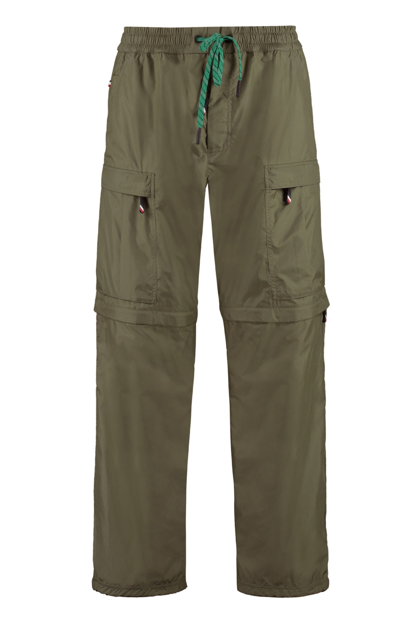 Shop Moncler Nylon Cargo Pants
