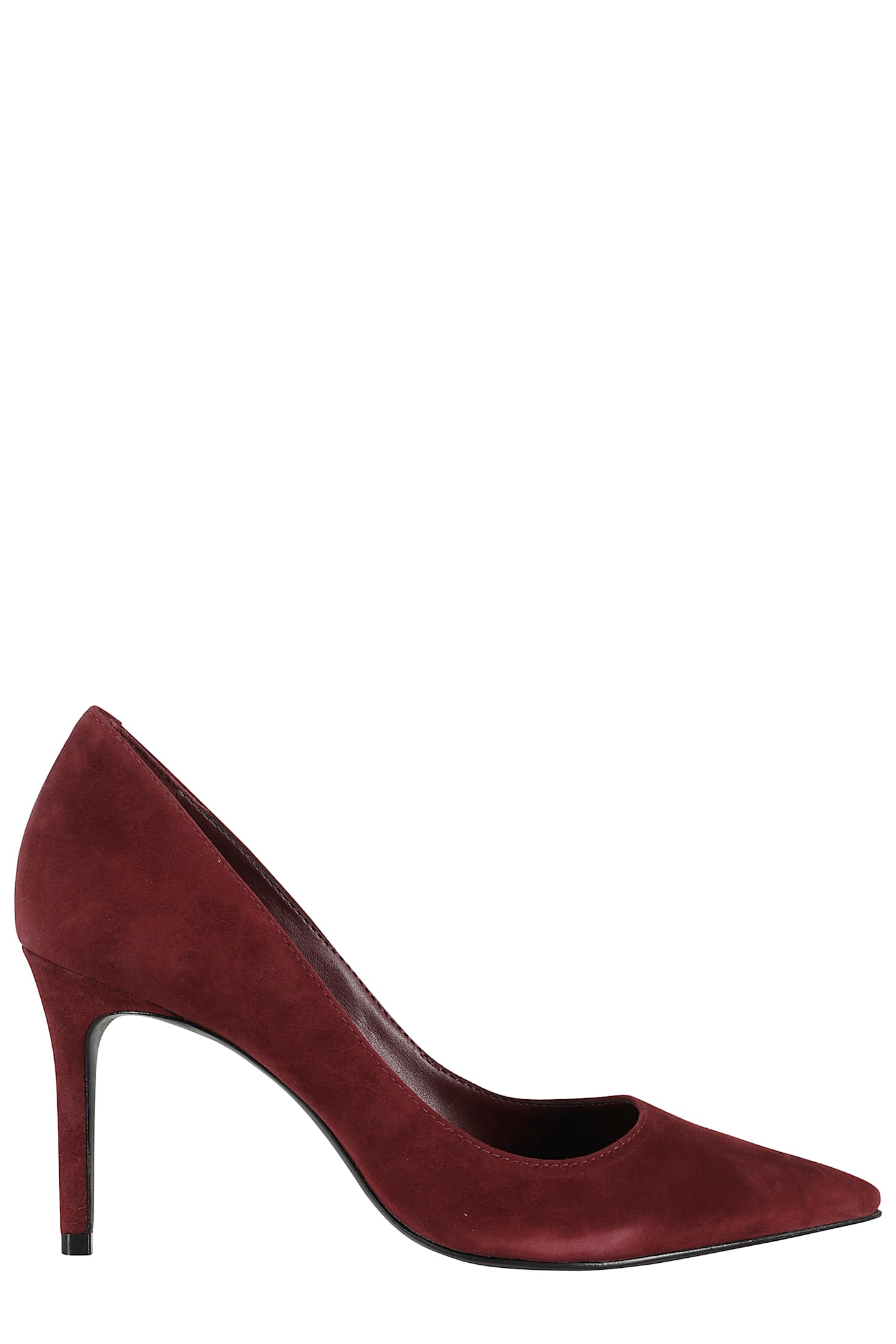 Schutz Decollete In Burgundy