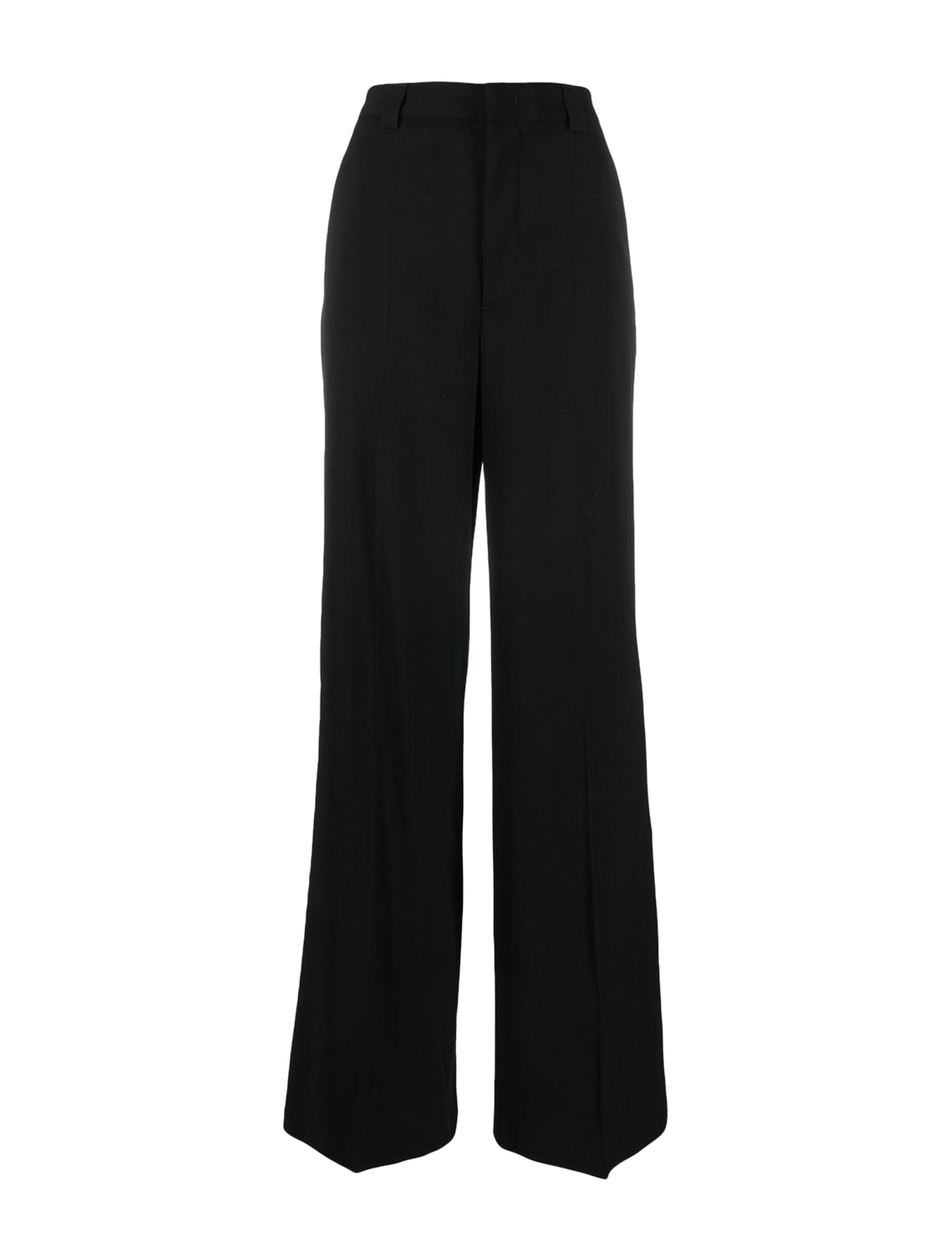 RED VALENTINO PANTALONE FAÇON STRETCH VISCOSE WOOL GABARDINE