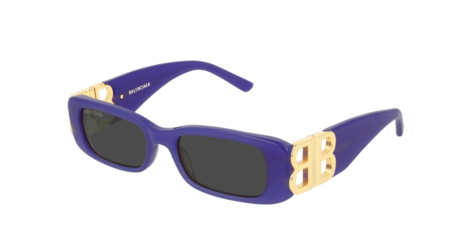 Shop Balenciaga Bb0096s-004 Dynasty - Milky Purple Sunglasses In Shiny Milky Purple