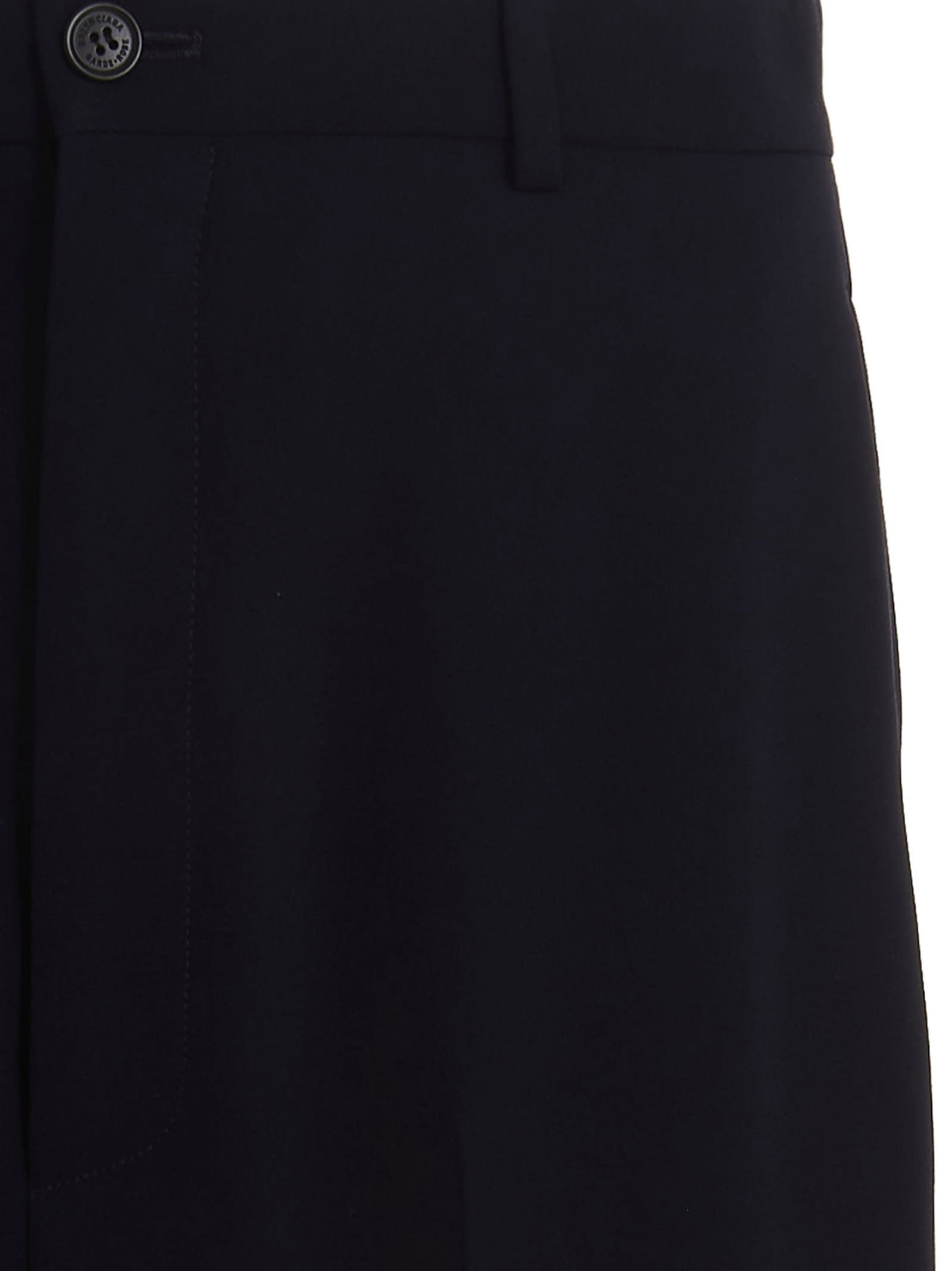 Balenciaga Oversized Tailored Trousers In Blue