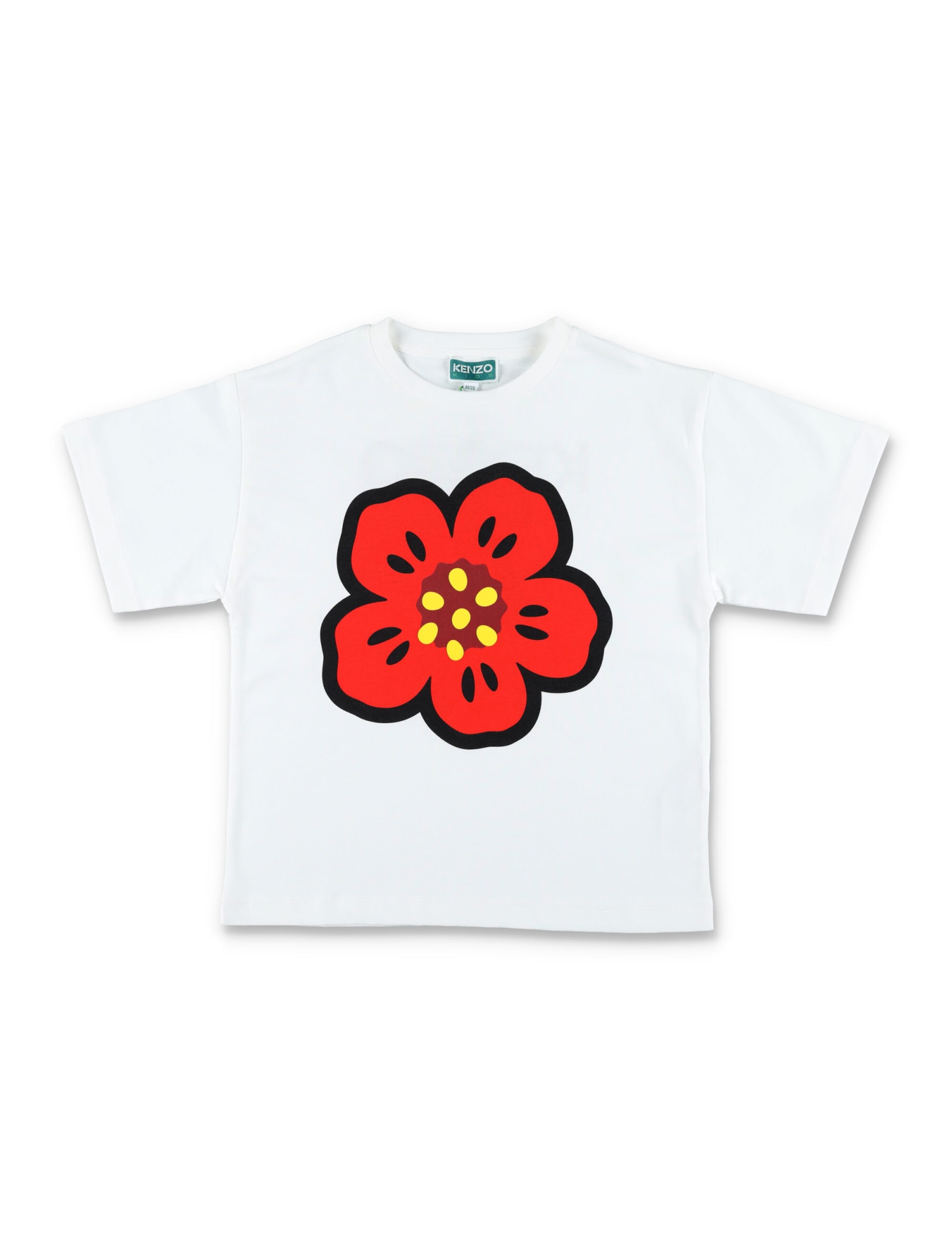Kenzo Kids' Boke Flower T-shirt In Ivory