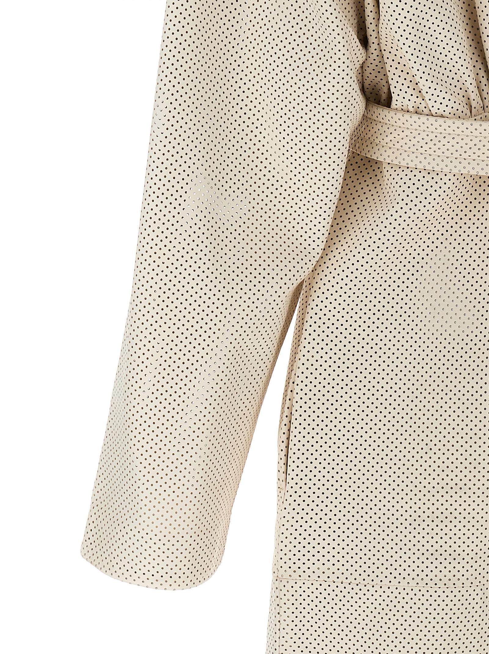 Sportmax Antiope1234 Coats And Trench Coats White In Neutral