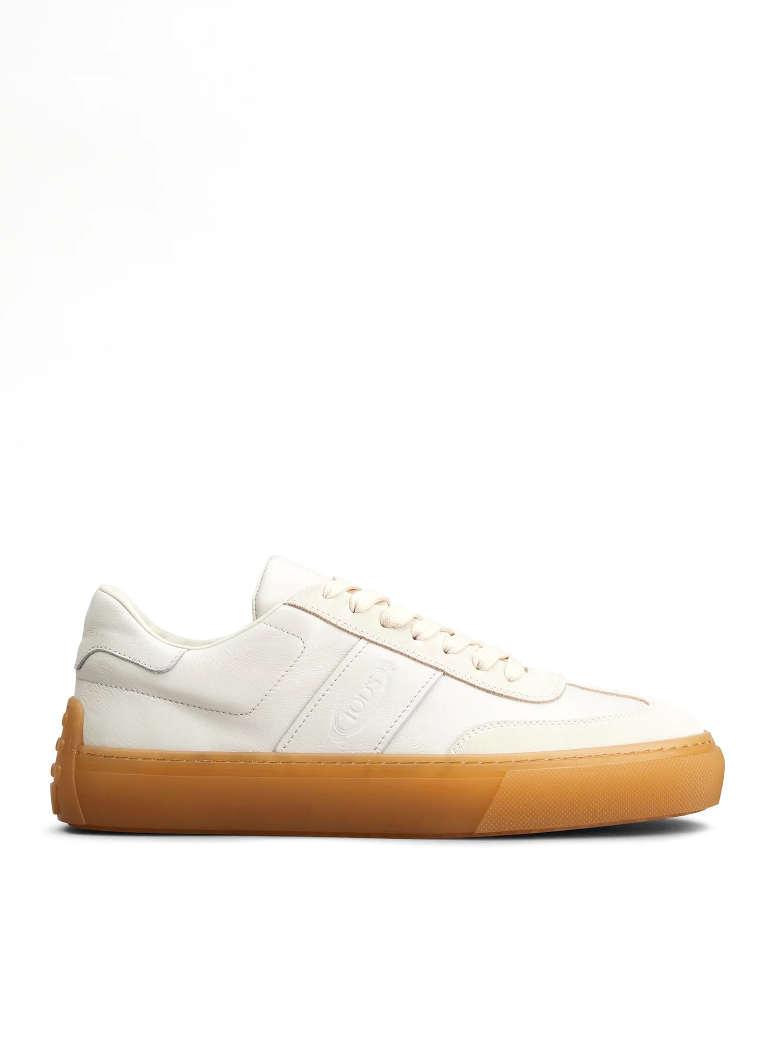 Shop Tod's Sneakers In Milk White