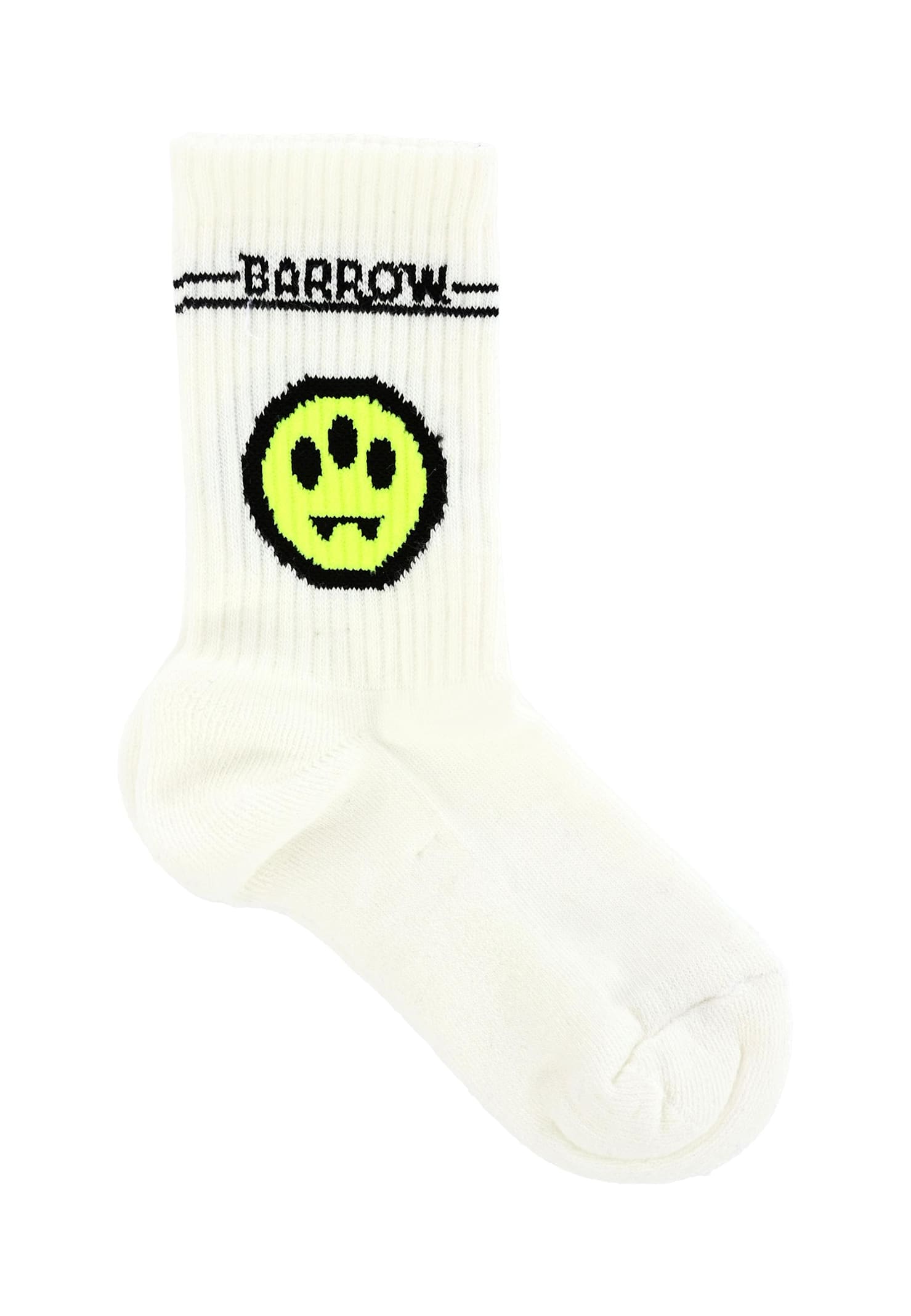 Barrow Multicolor Terry Socks Set For Kids With Smiley In Multi