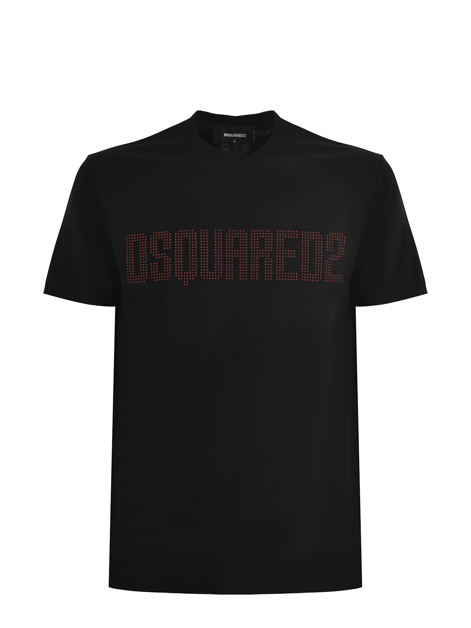 Shop Dsquared2 T-shirt  3d Logo Made Of Cotton Jersey In Black