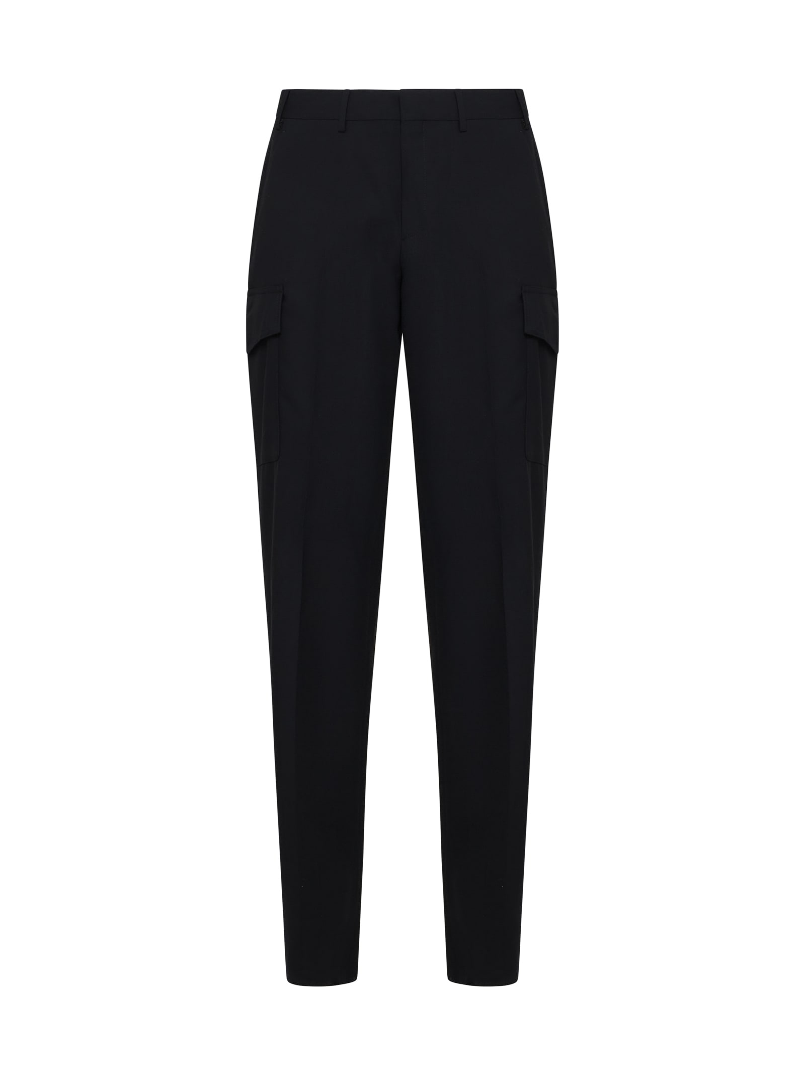 Shop Lardini Pants In Black