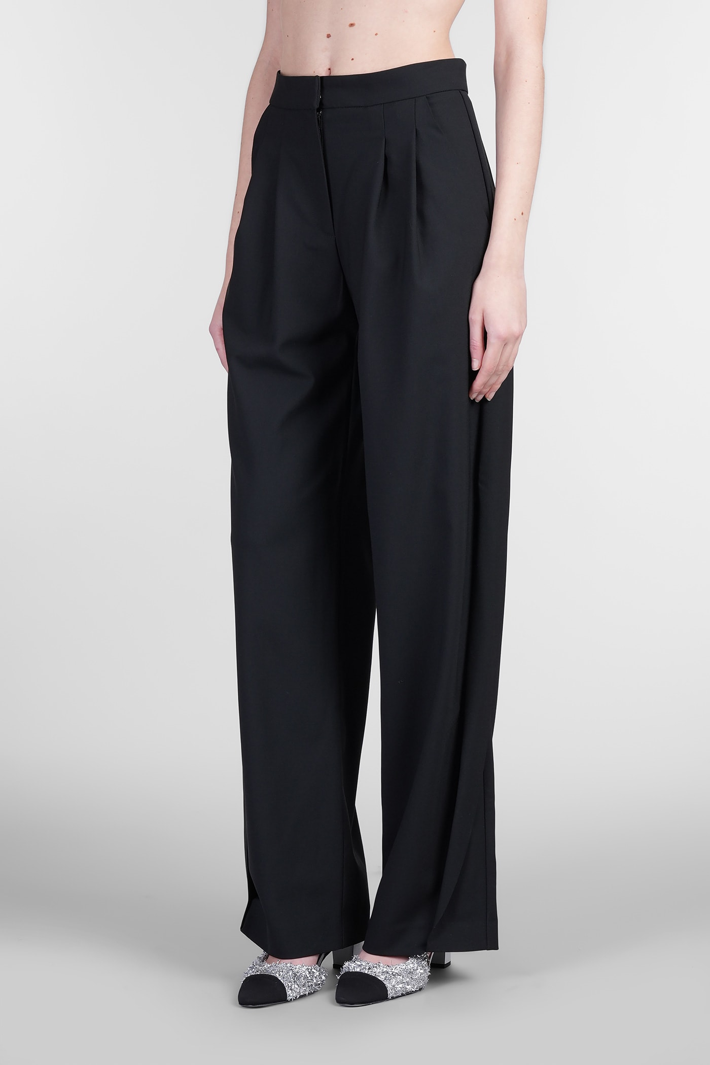 Iro Cirse Pants In Black Polyester