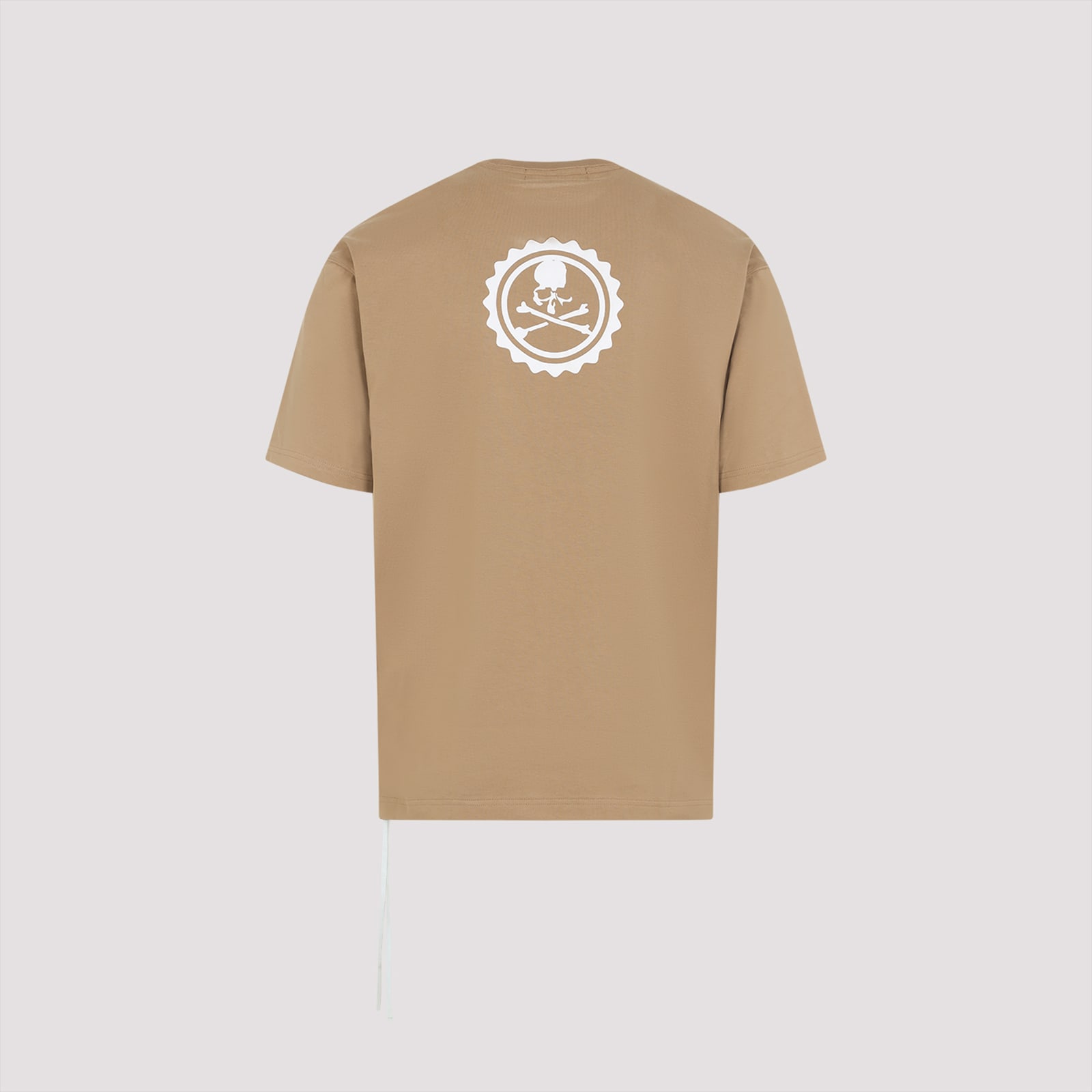 Mastermind Japan Mastermind Oversized Skull Graphic T-shirt In Neutral Cotton In Sand