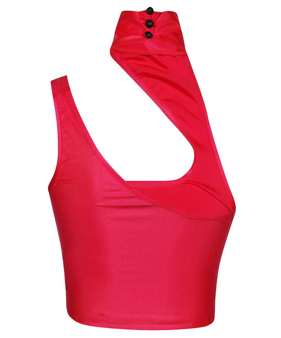 Versace Jeans Couture Crop-top In Red