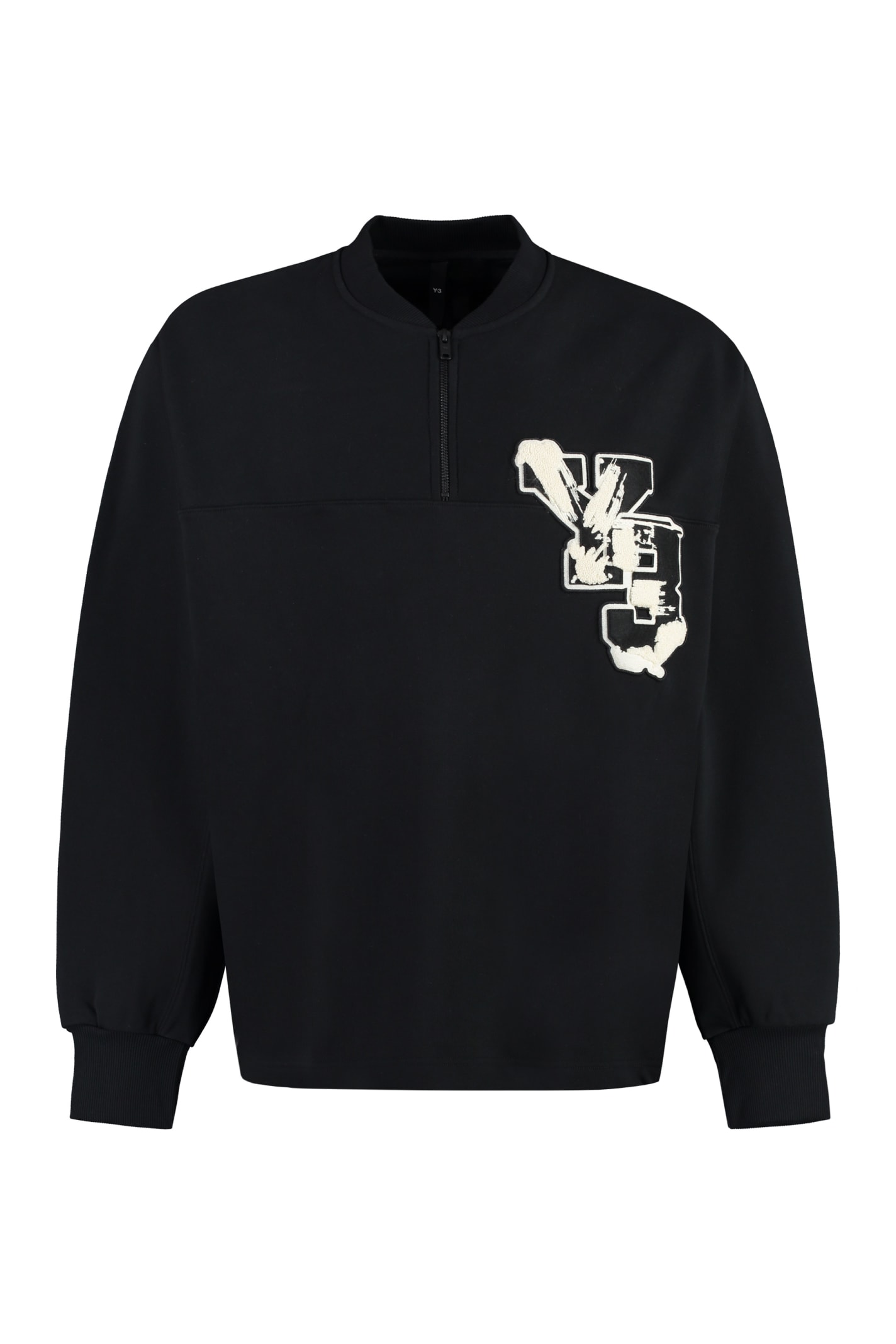 Shop Y-3 Half Zip Sweatshirt