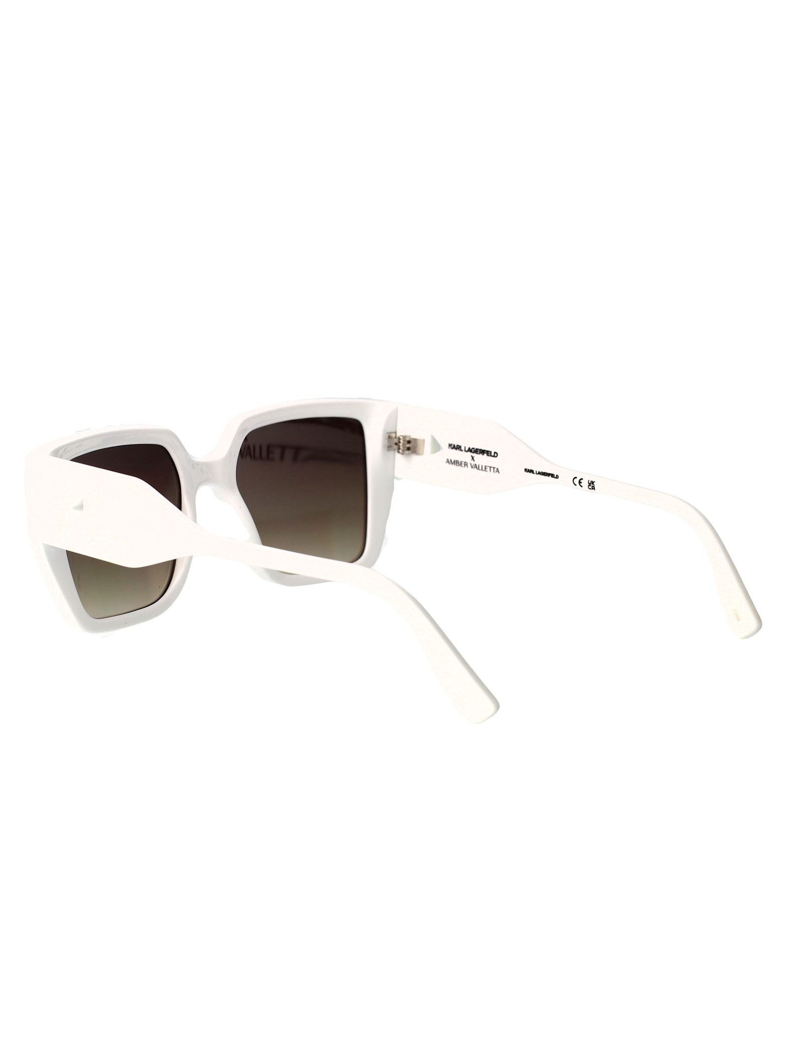 Karl Lagerfeld Rectangular Sunglasses Kl6098 S 105 In Black