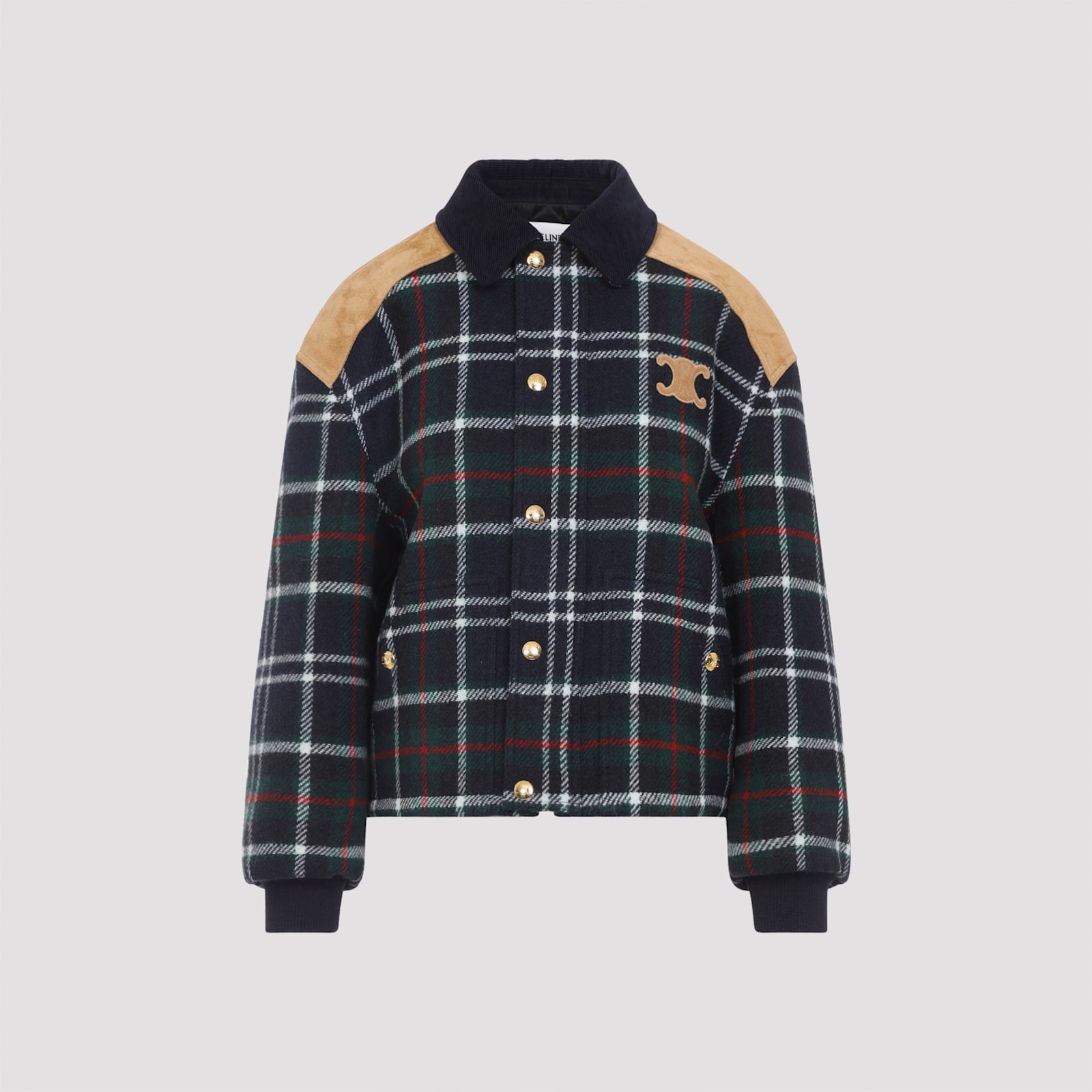 Celine Blouson Triomphe Bomber Jacket Women In Multi