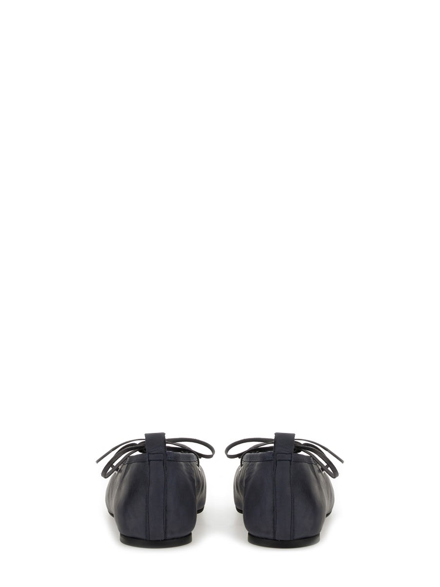 PALOMA WOOL LACE-UP BALLERINA PINA